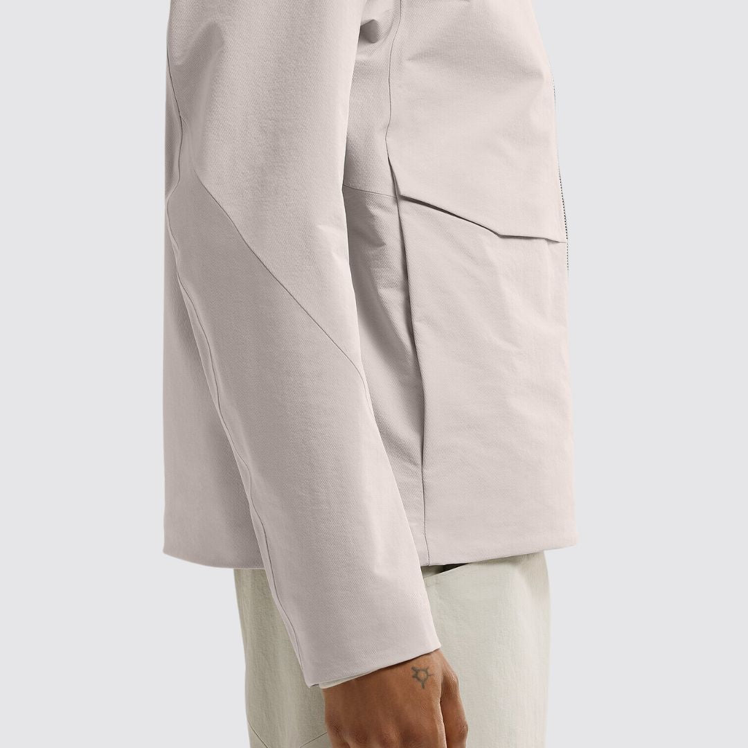 Arc'teryx Veilance Quartic Jacket in Dark Cocoon Side Close Up