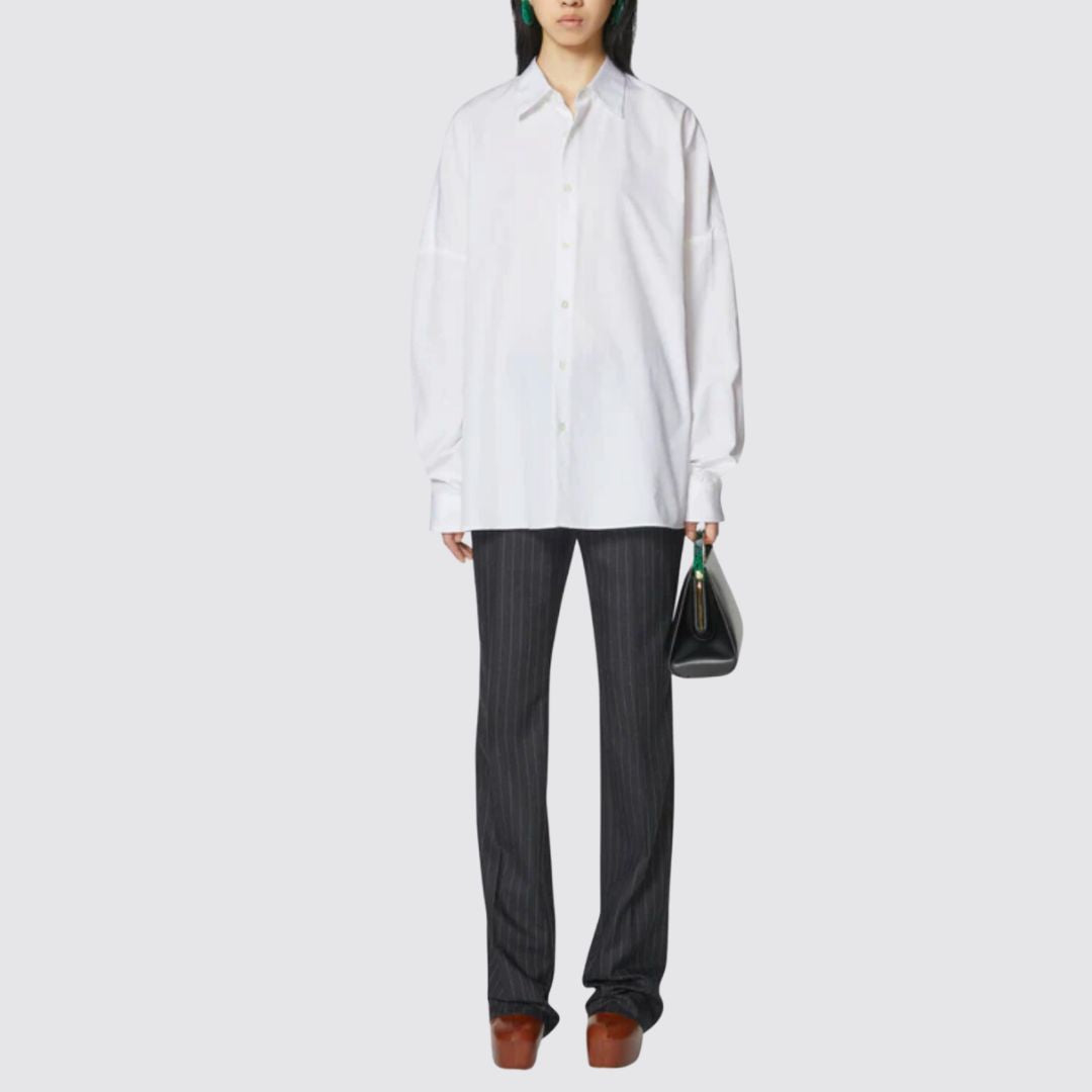 Dries Van Noten Cotton Cocoon Shirt Style Shot