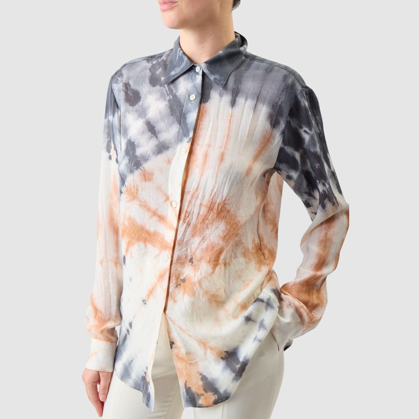 Gabriela Hearst Ferrara Shirt in Cashmere Silk