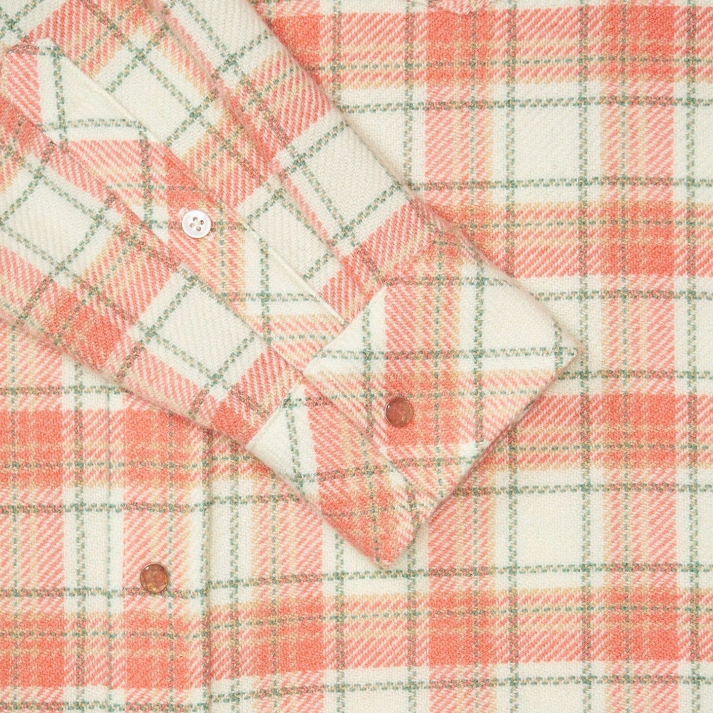 God's True Cashmere Redrock Tartan Cashmere Shirt