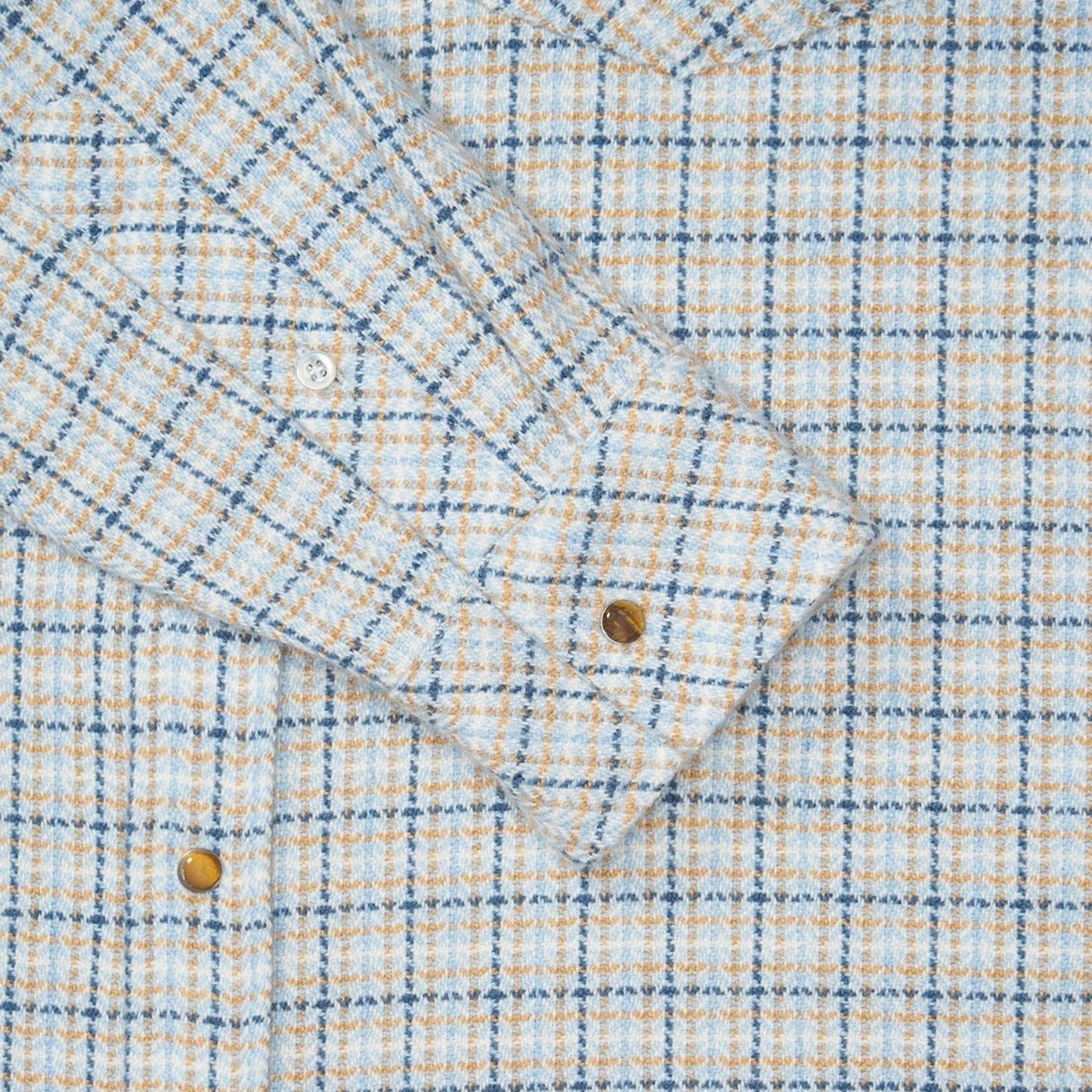 God's True Cashmere River Tartan Cashmere Shirt