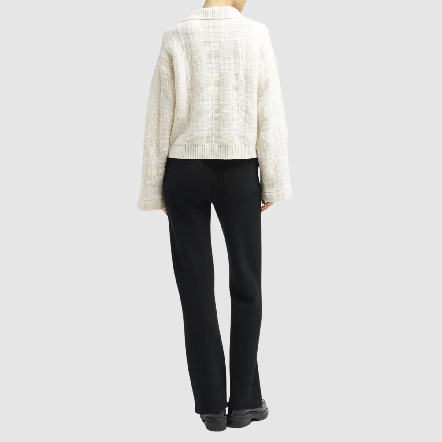 Barrie Denim Cashmere Trousers