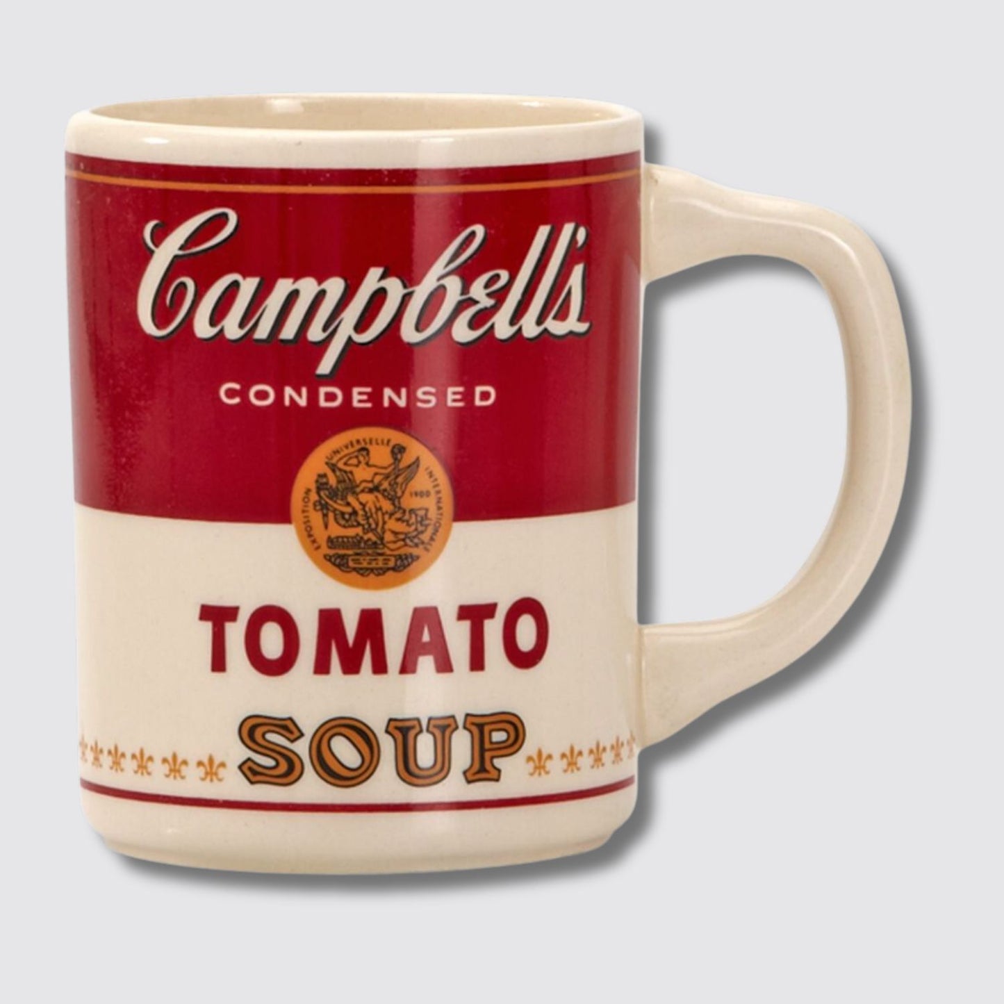 Just One Eye 1968 Ceramic Campbell's Soup Advertising Mug - Back View