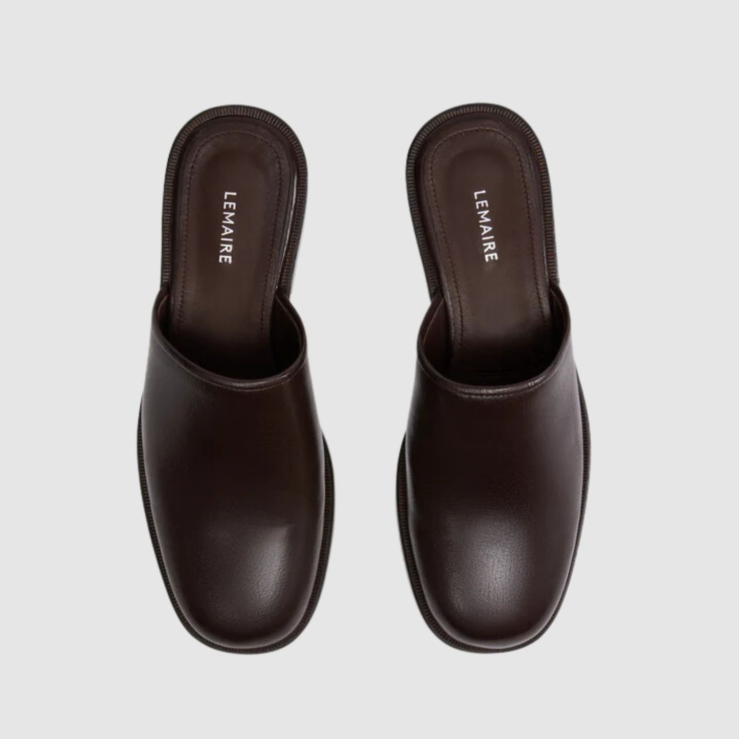 LEMAIRE Square Mule Brown