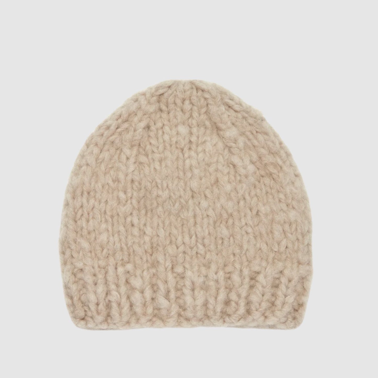 Gabriela Hearst Pacino Knit Hat in Oatmeal Welfat Cashmere