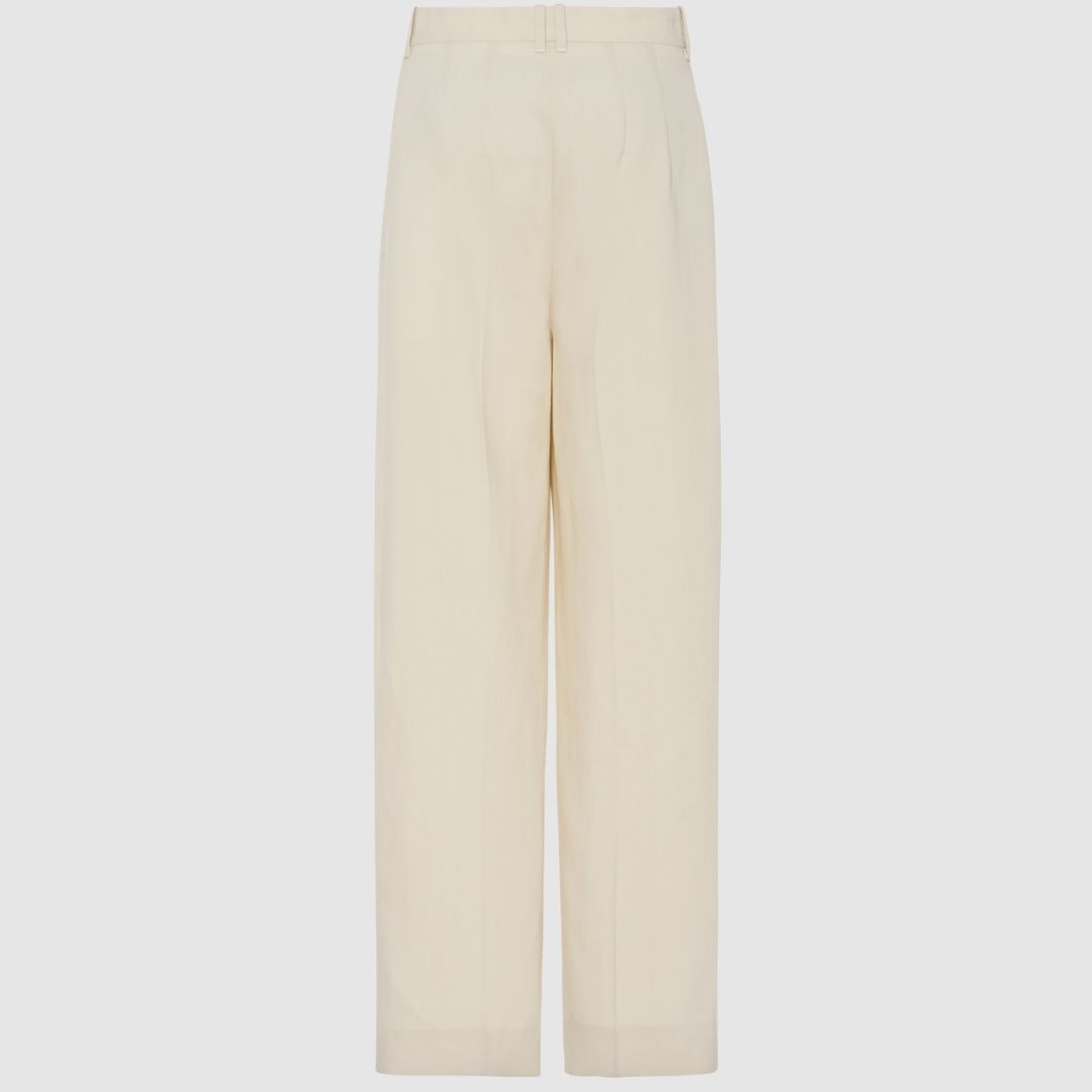 The Row Marcelina Pant in Eggshell
