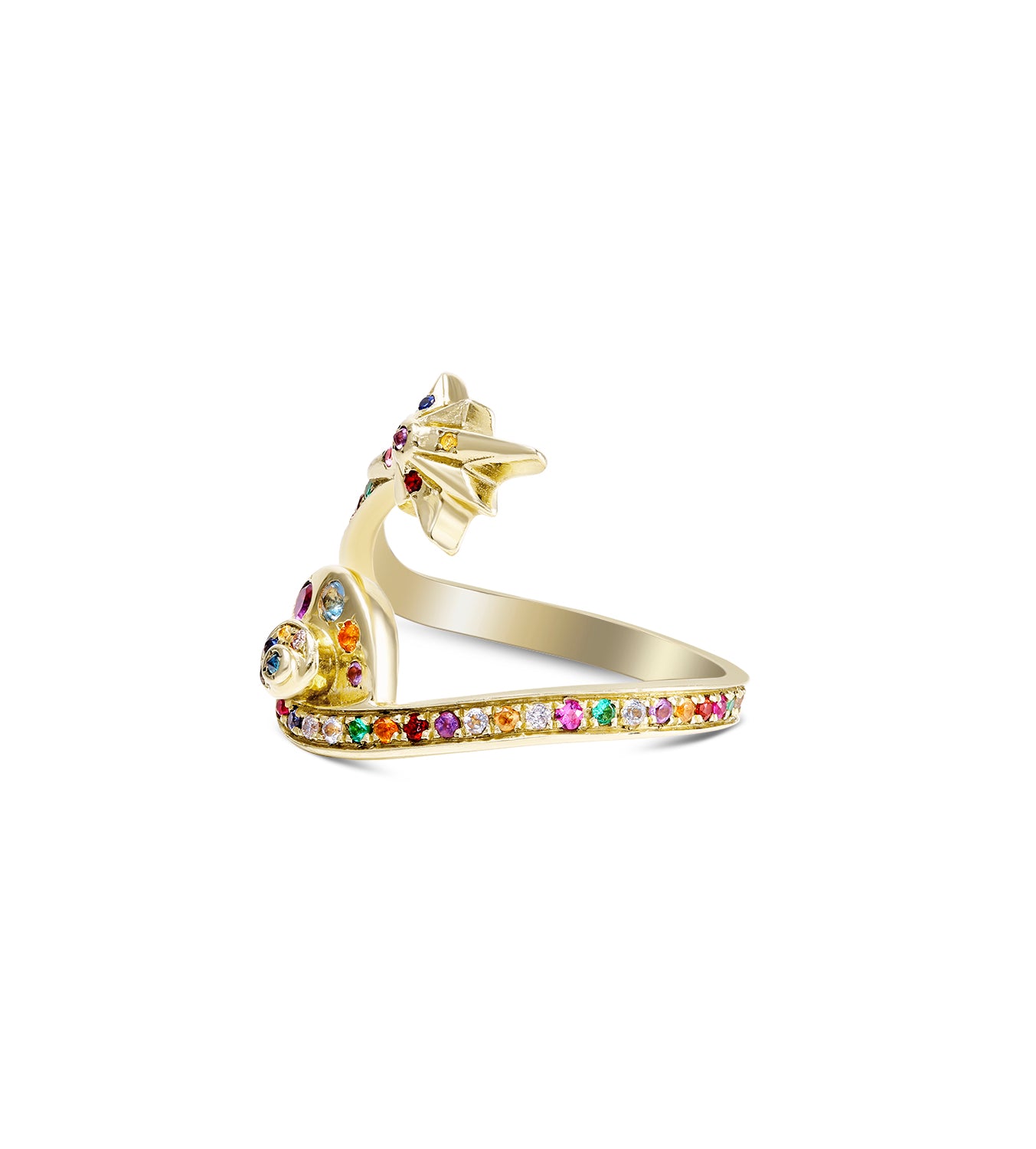 Venyx Star Moonshell Open Ring