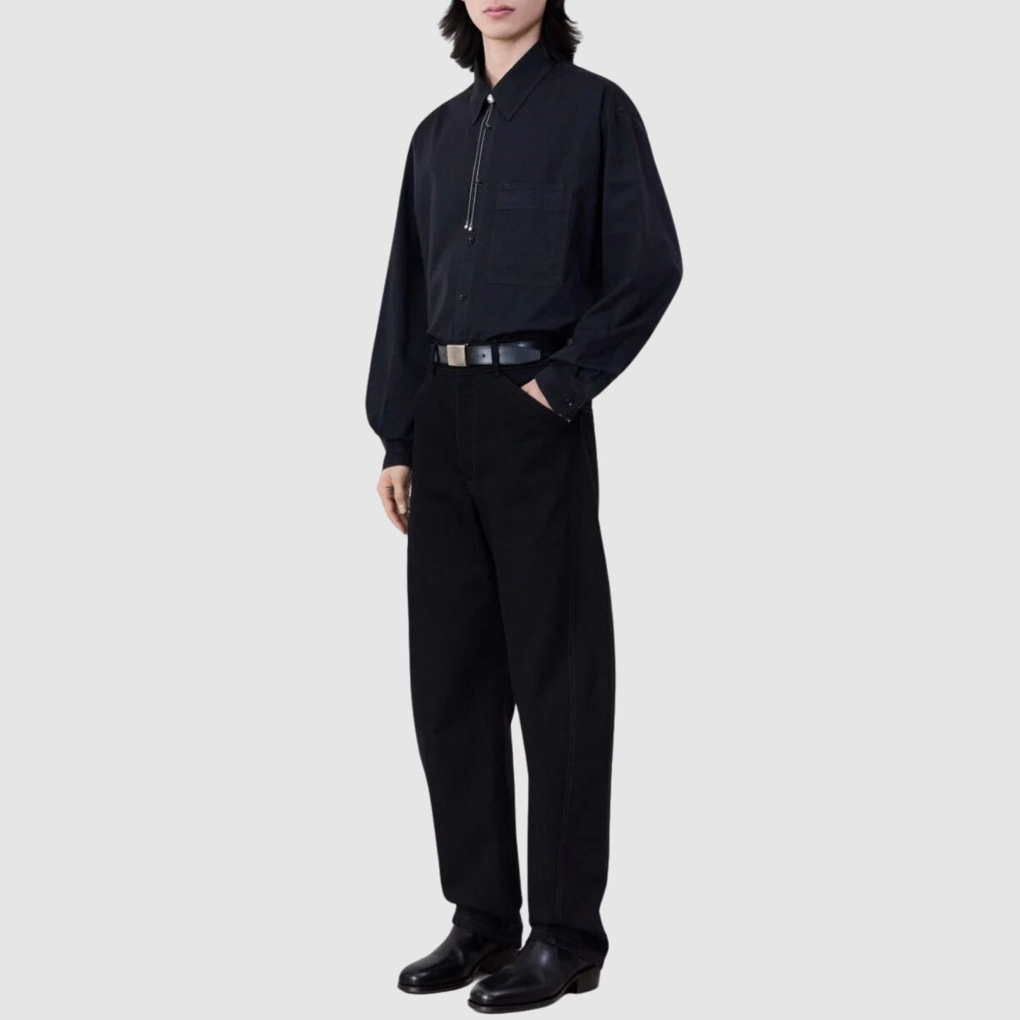 LEMAIRE Twisted Workwear Pants in Black