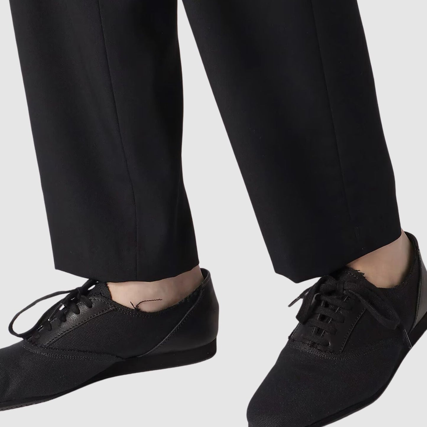 Yohji Yamamoto GABARDINE LOW-RISE BASIC PANTS_YAMW243003