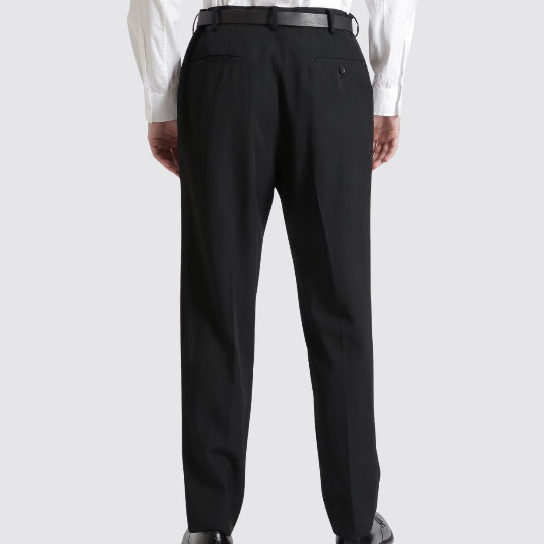 Yohji Yamamoto | Z-No Tuck Pants Back Model View