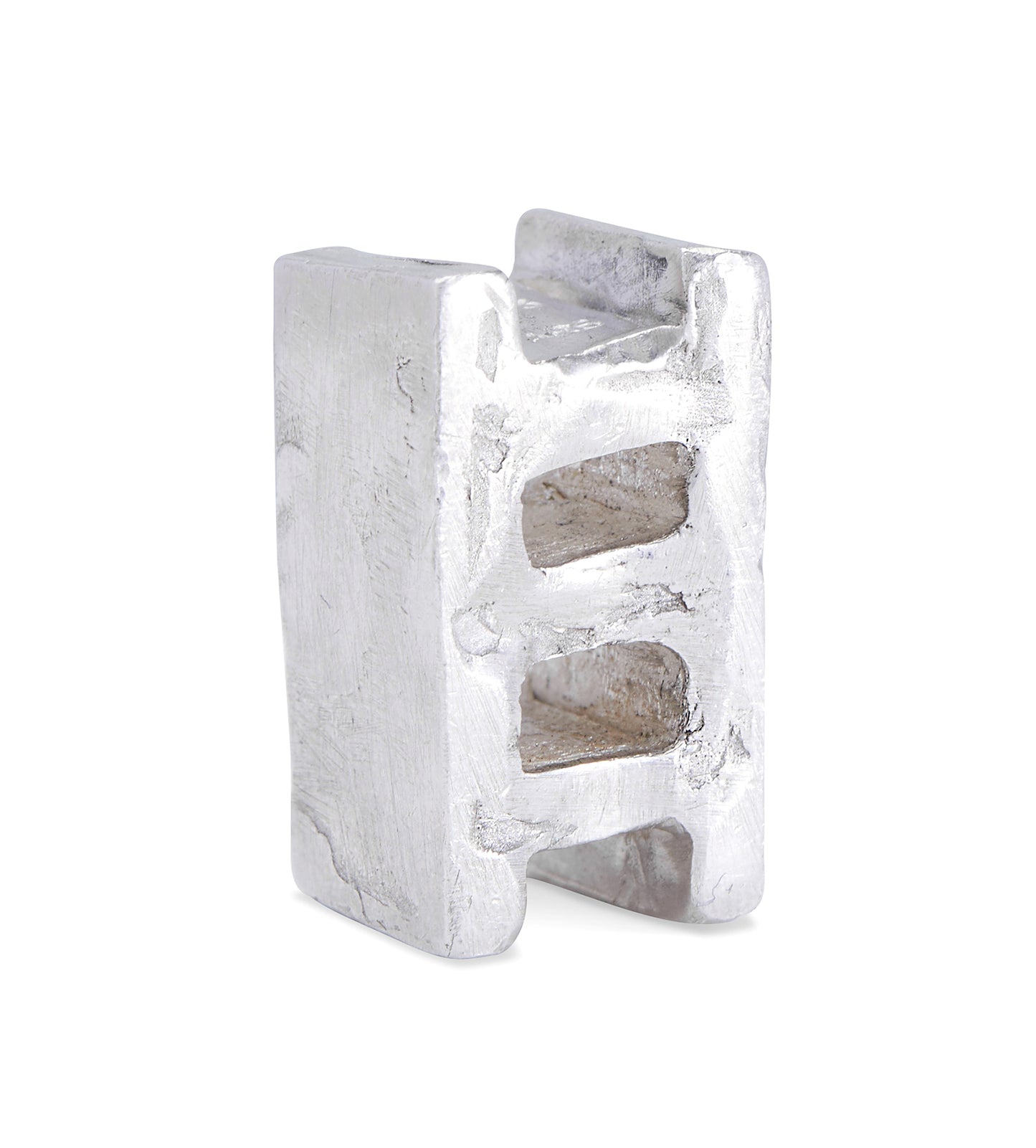 Allison Read Smith - Cinder Block Silver Pendant