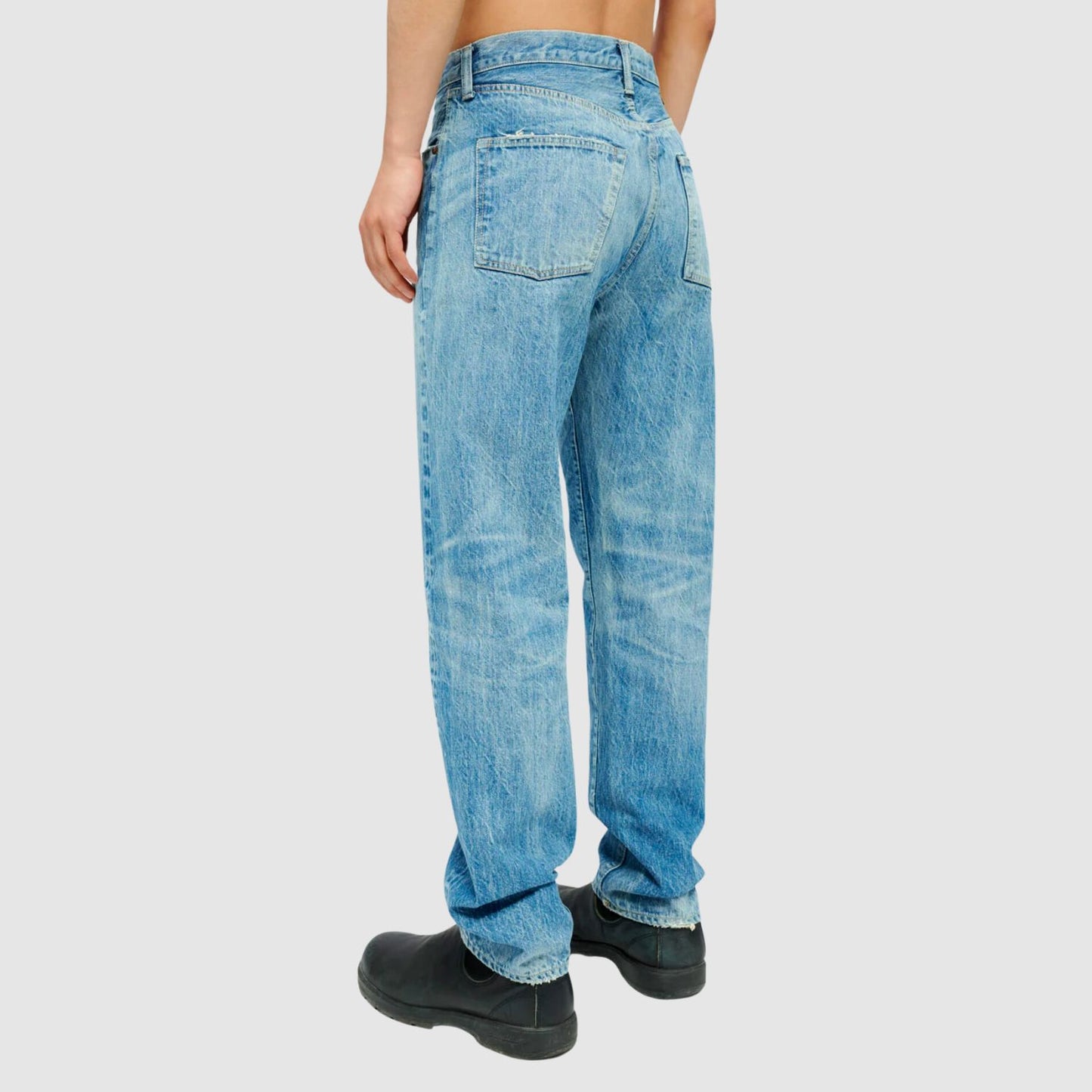 RE/DONE 1966 Selvedge Slim Jean in Light Wash