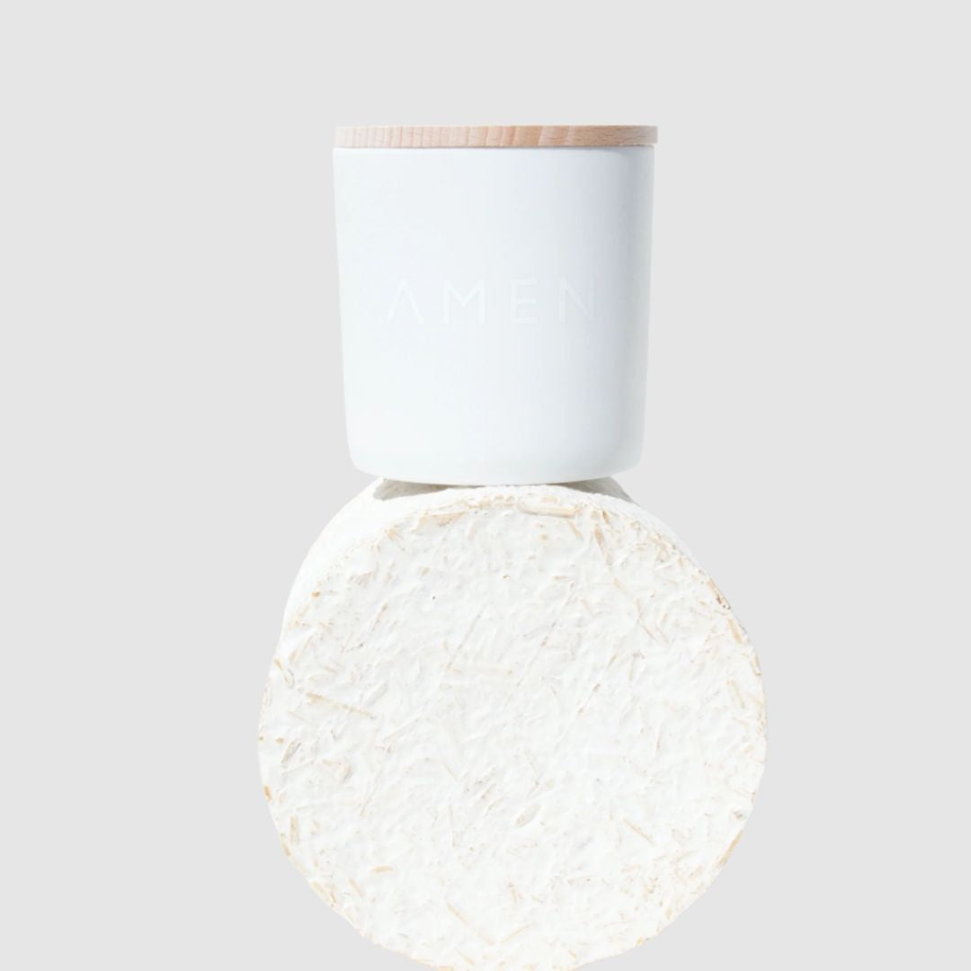 AMEN Eucalyptus Sustainable Candle View 3