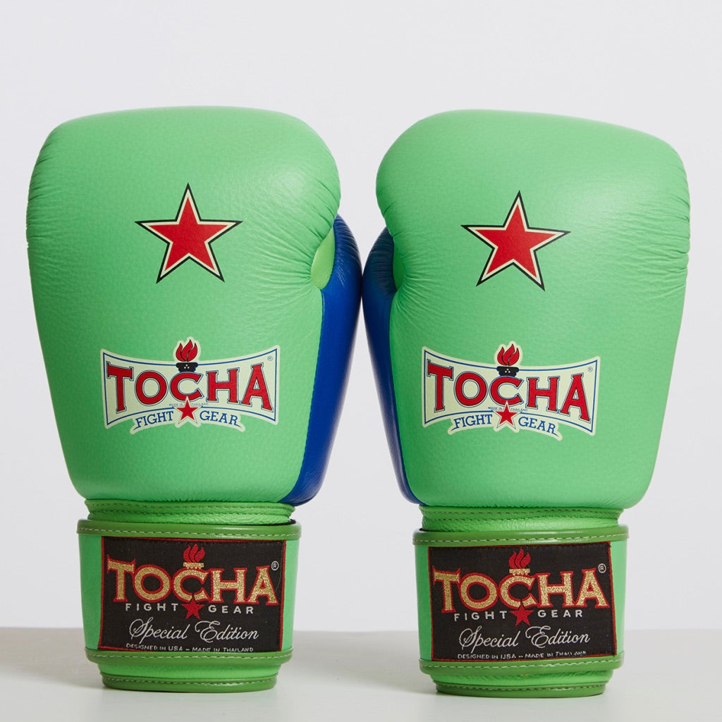Tocha Fight Gear - Green Muay Thai Gloves