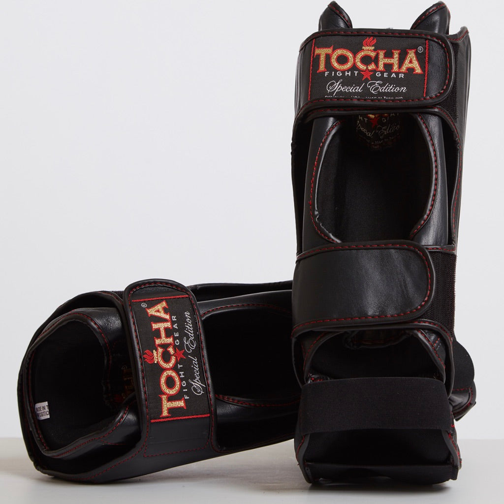 Tocha - Black Muay Thai Shin Guards