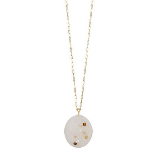 Venyx CVC Stones Leo Pendant Necklace