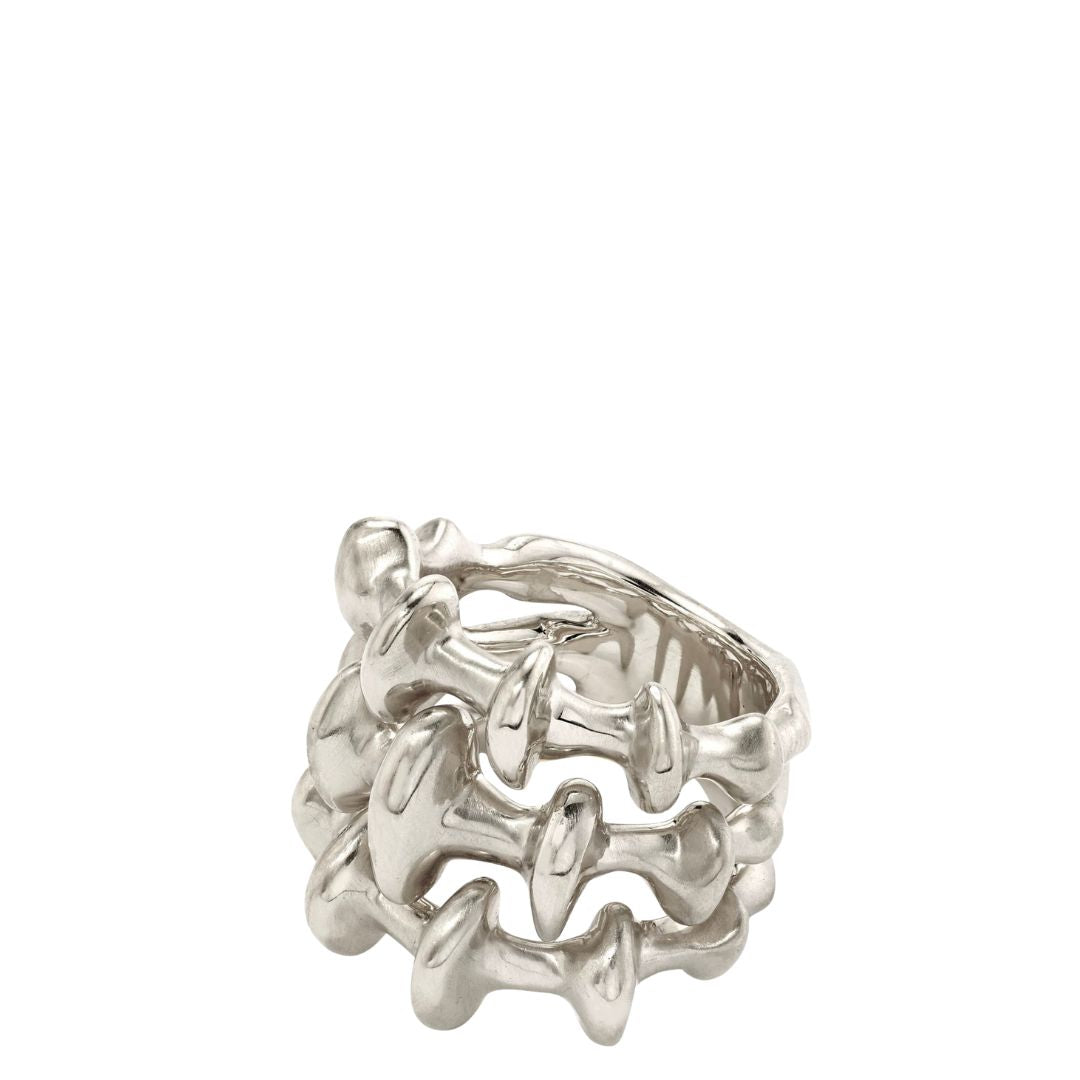 VRAM White Gold Chrona III Ring