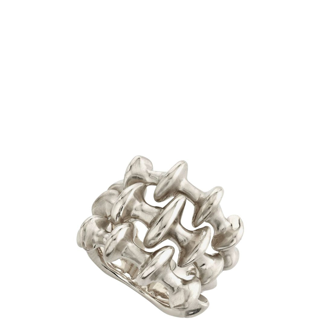 VRAM White Gold Chrona III Ring