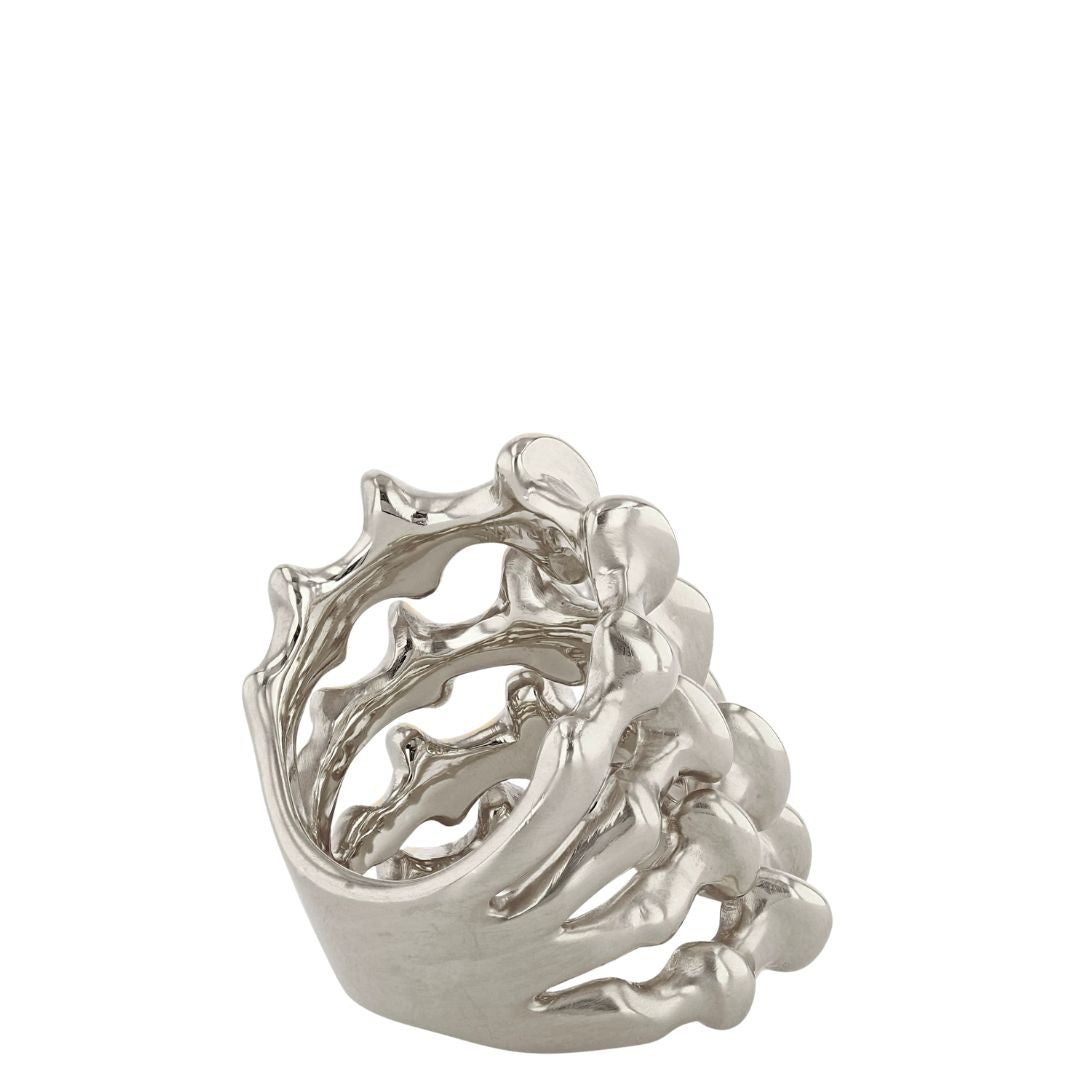 Vram White Gold Chrona IV Ring