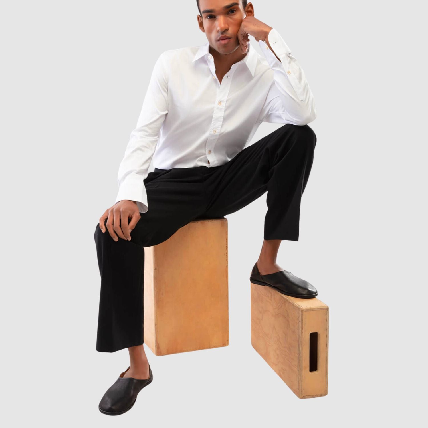 The Row Albion Pant in Virgin Wool
