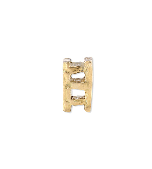 Allison Read Smith Gold Cinder Block Pendant