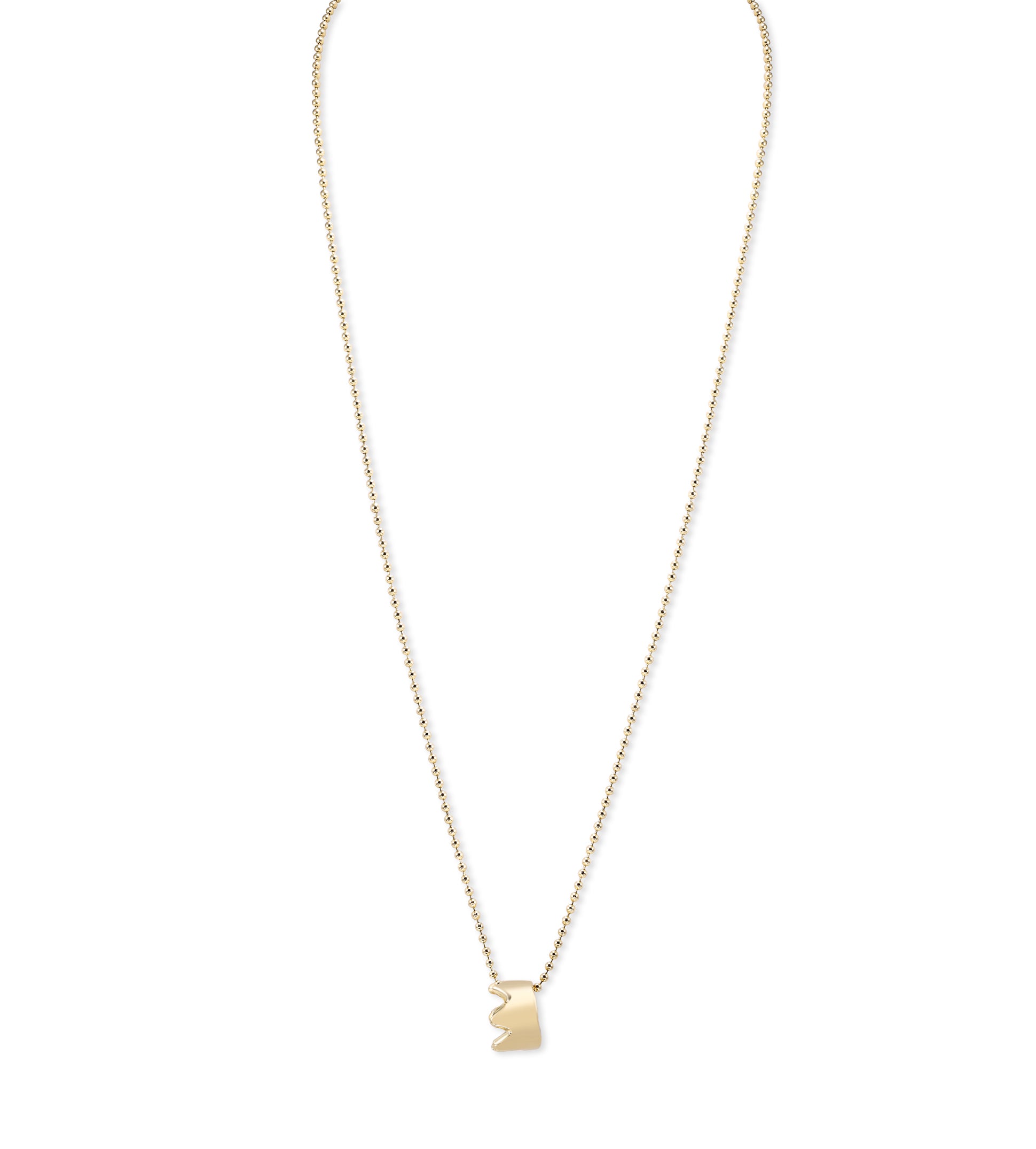 Allison Read Smith Gold Crown Emerald Pendant
