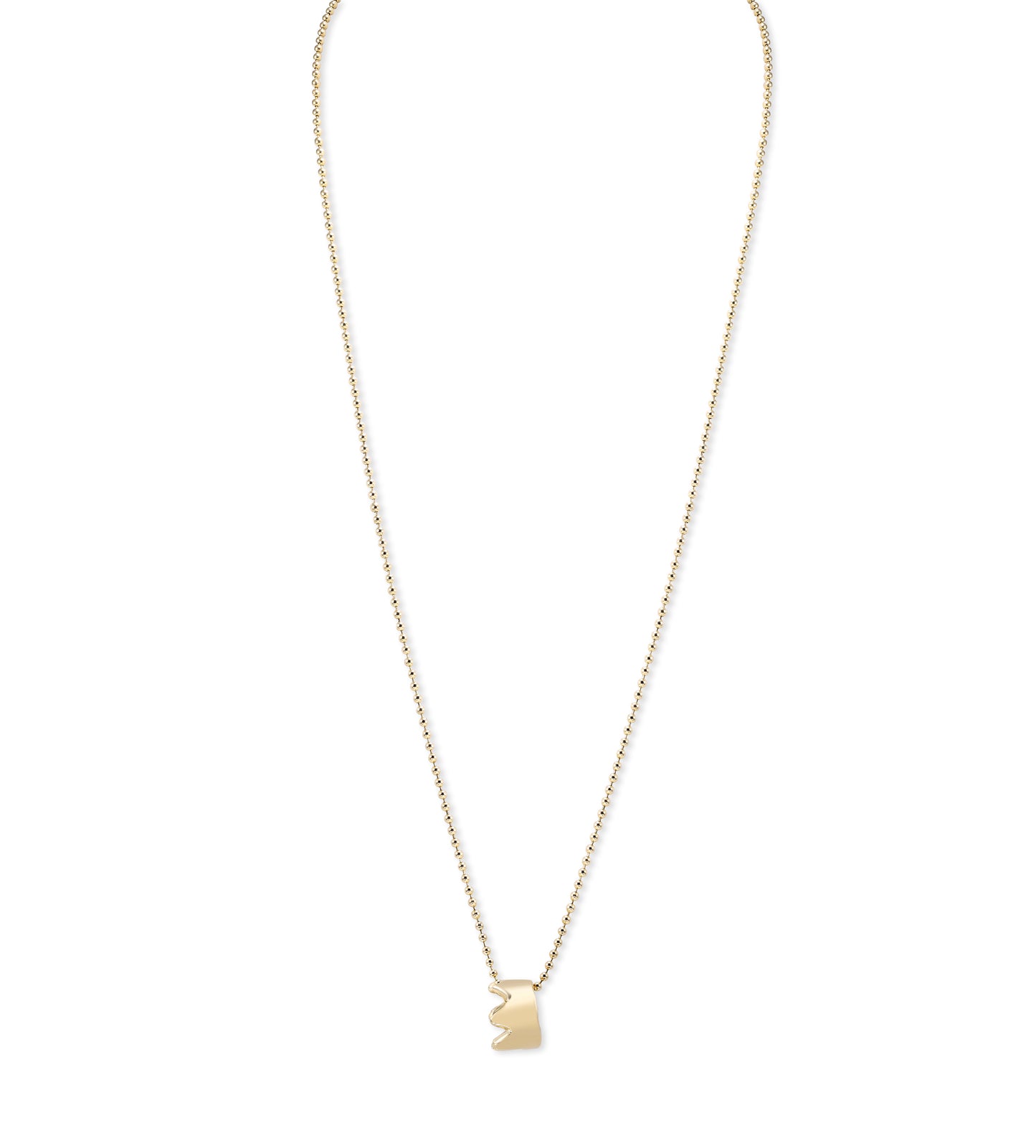 Allison Read Smith Gold Crown White Diamond Pendant