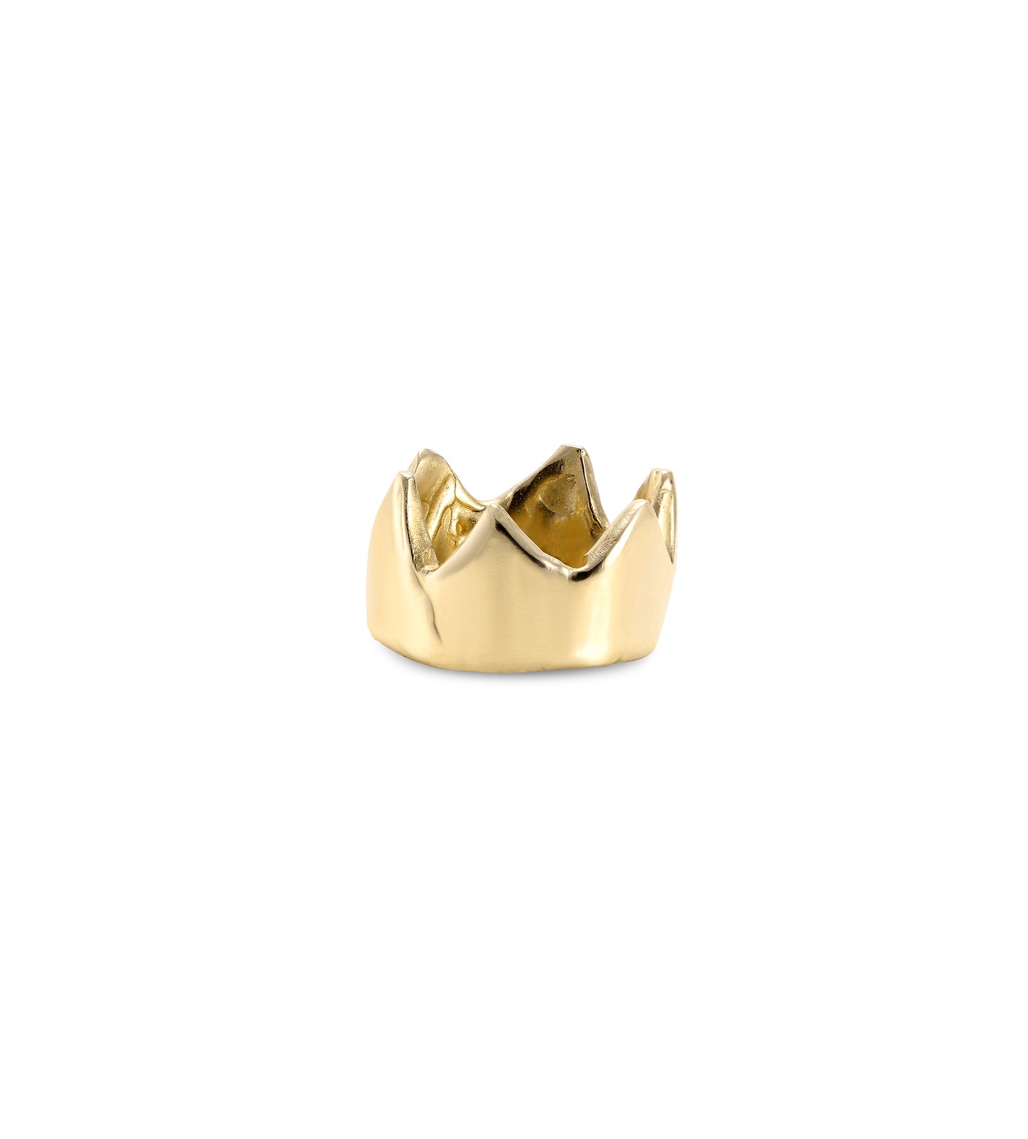 Allison Read Smith Gold Crown White Diamond Pendant