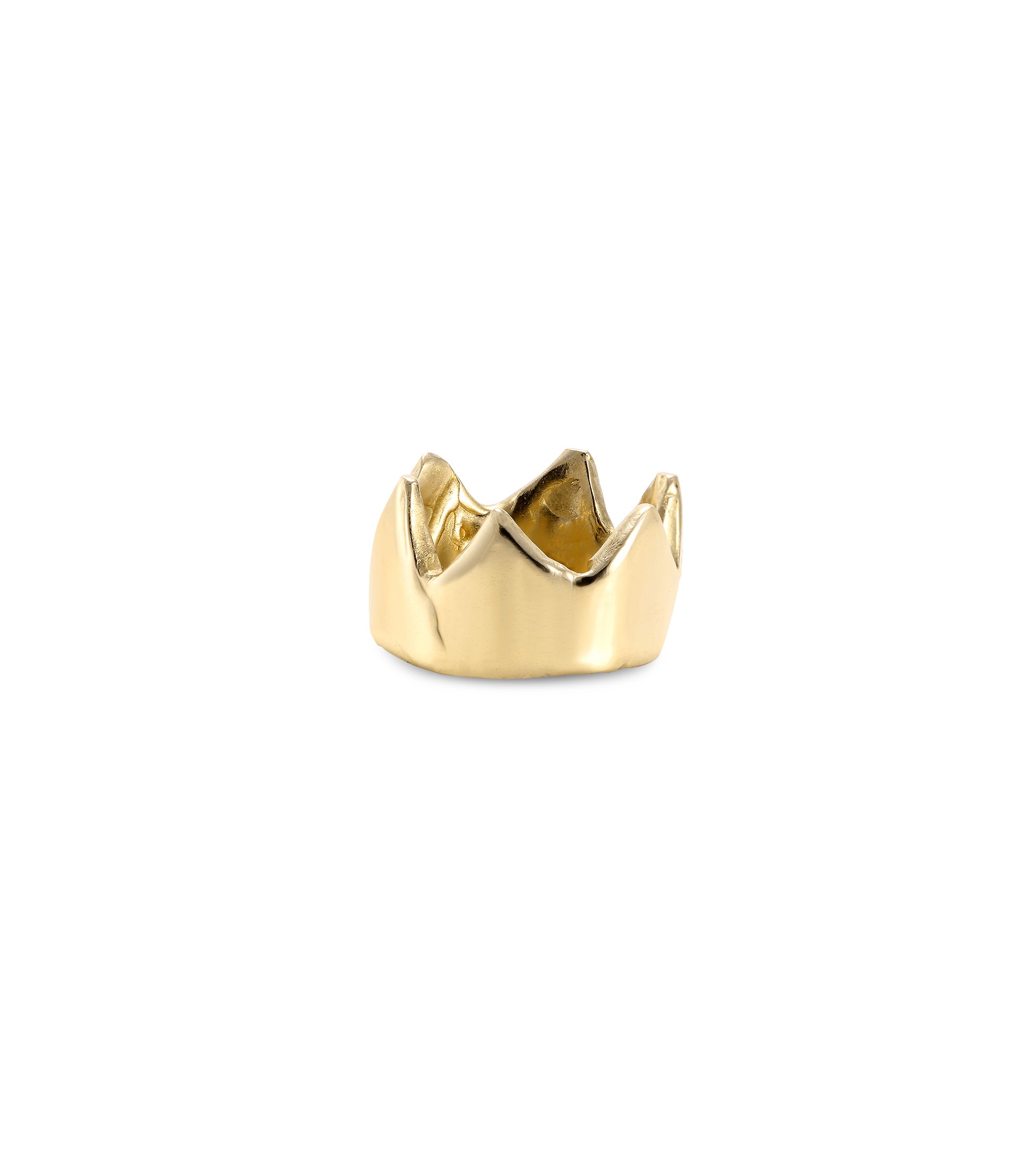 Allison Read Smith Gold Crown White Diamond Pendant
