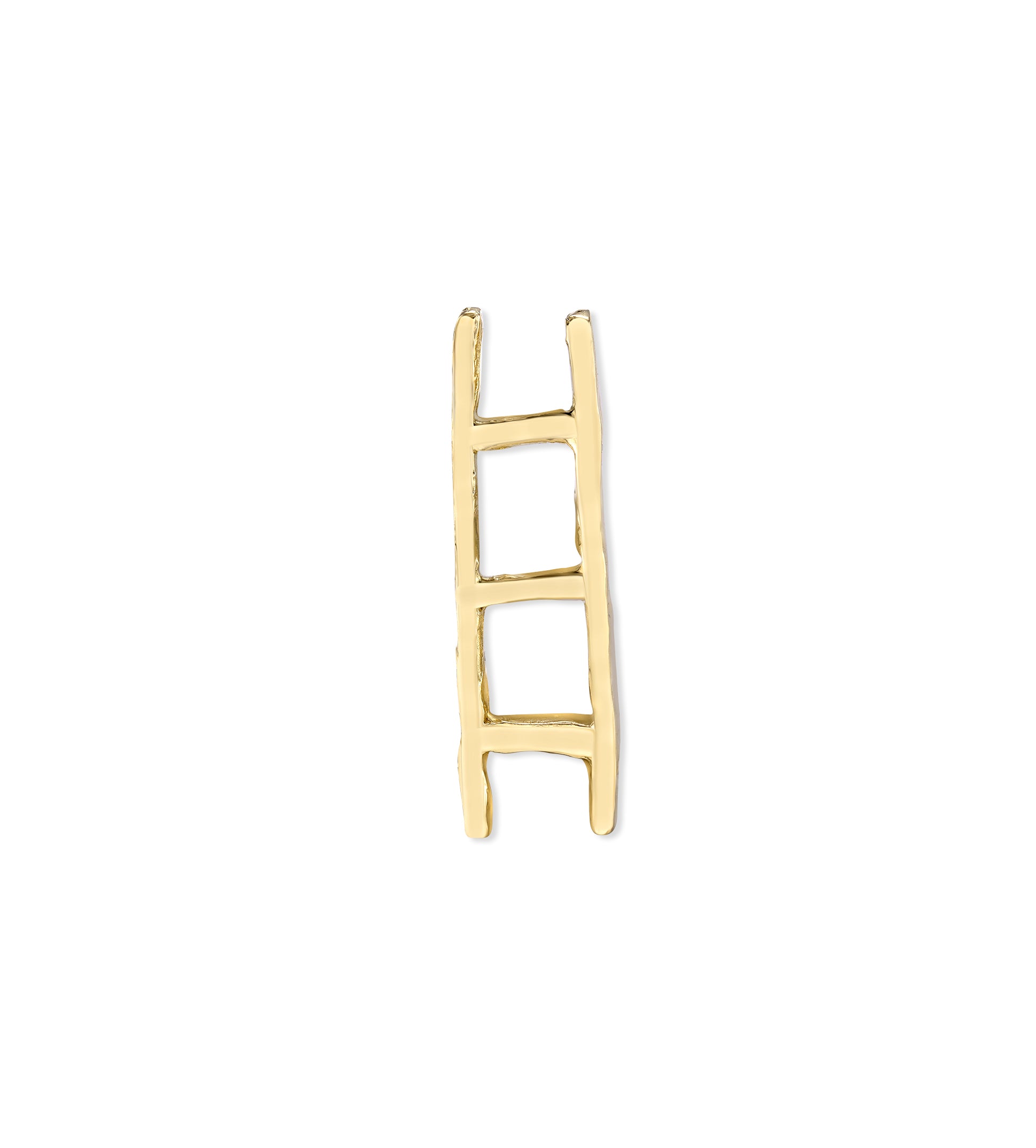 Allison Read Smith Gold Ladder Cognac Diamond Pendant