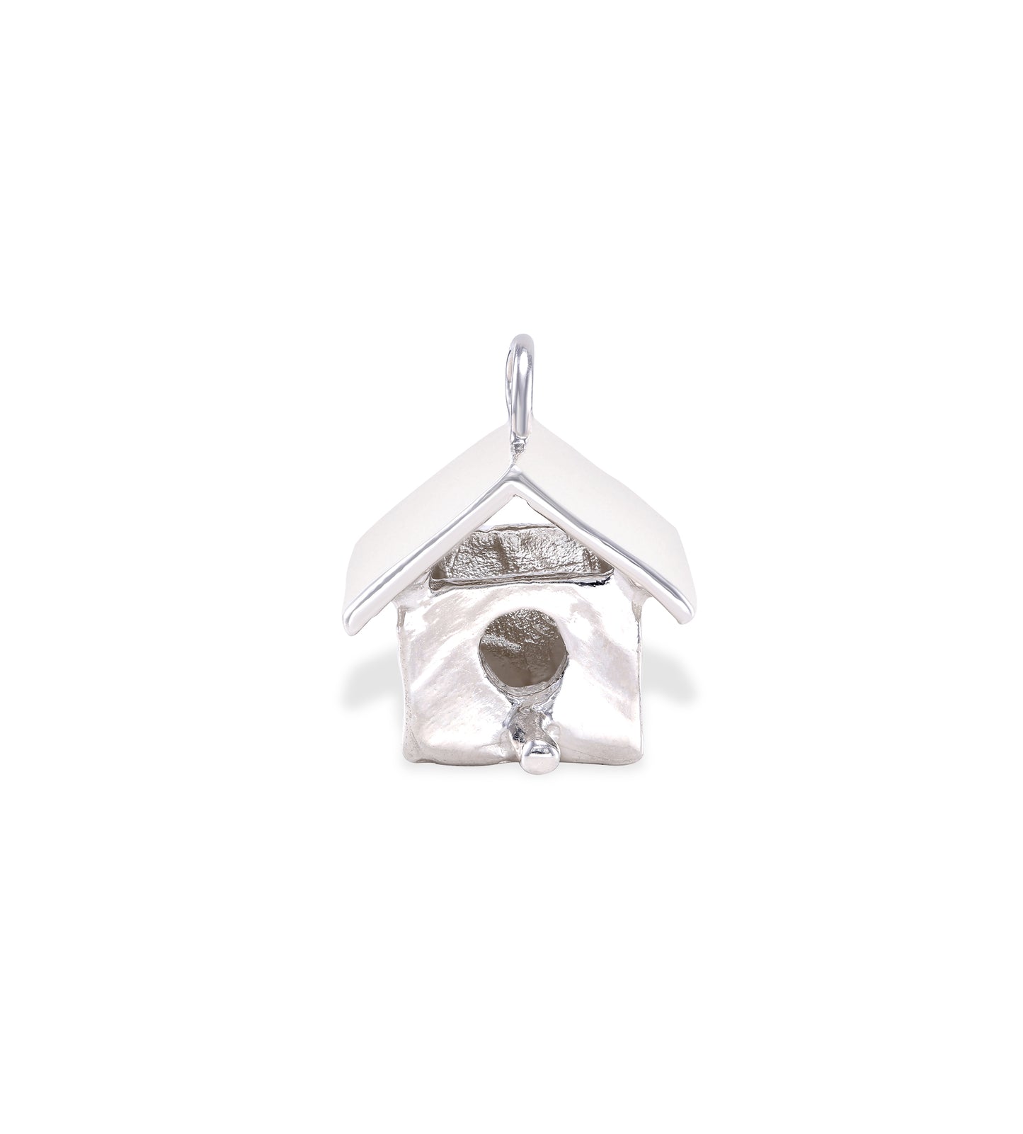 Allison Read Smith - Silver Bird House Pendant