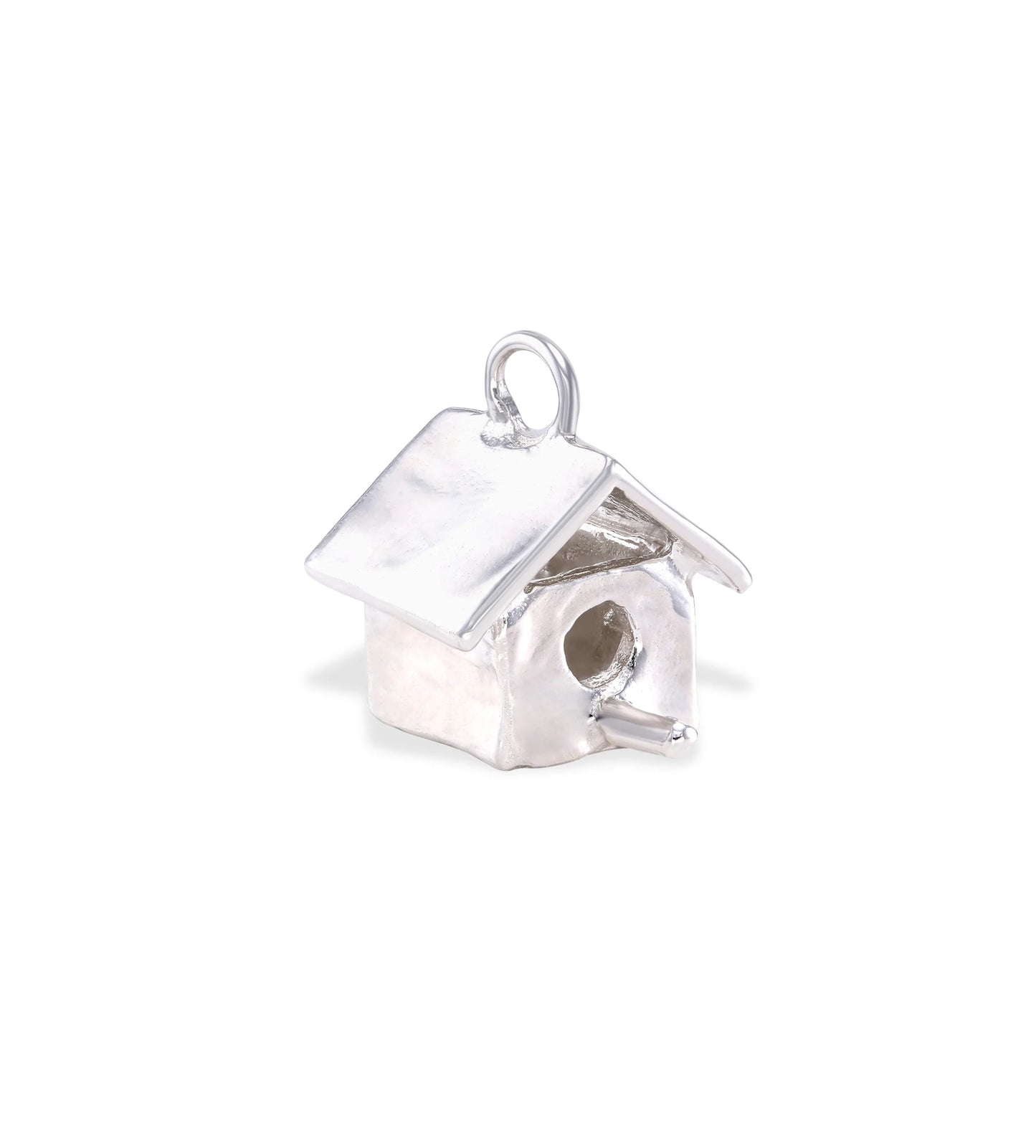 Allison Read Smith - Silver Bird House Pendant