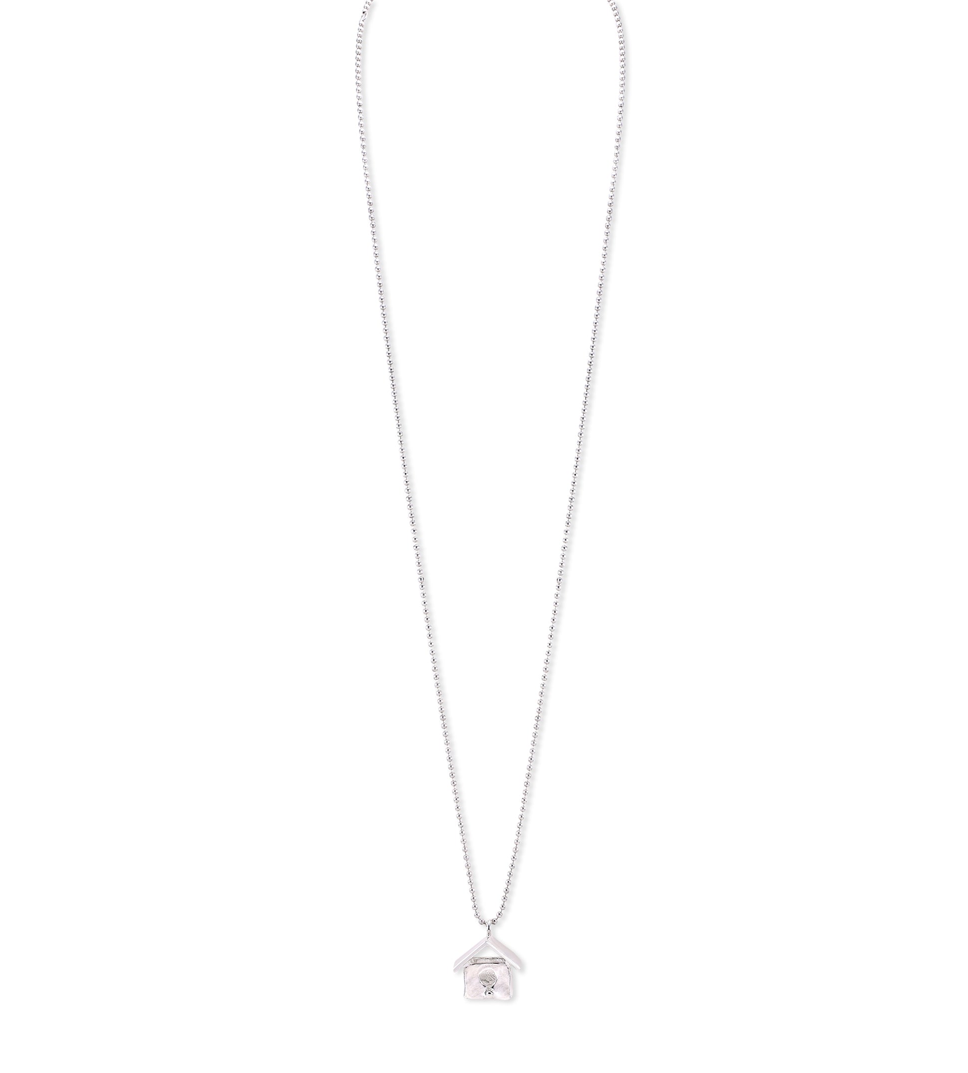 Allison Read Smith - Silver Bird House Pendant