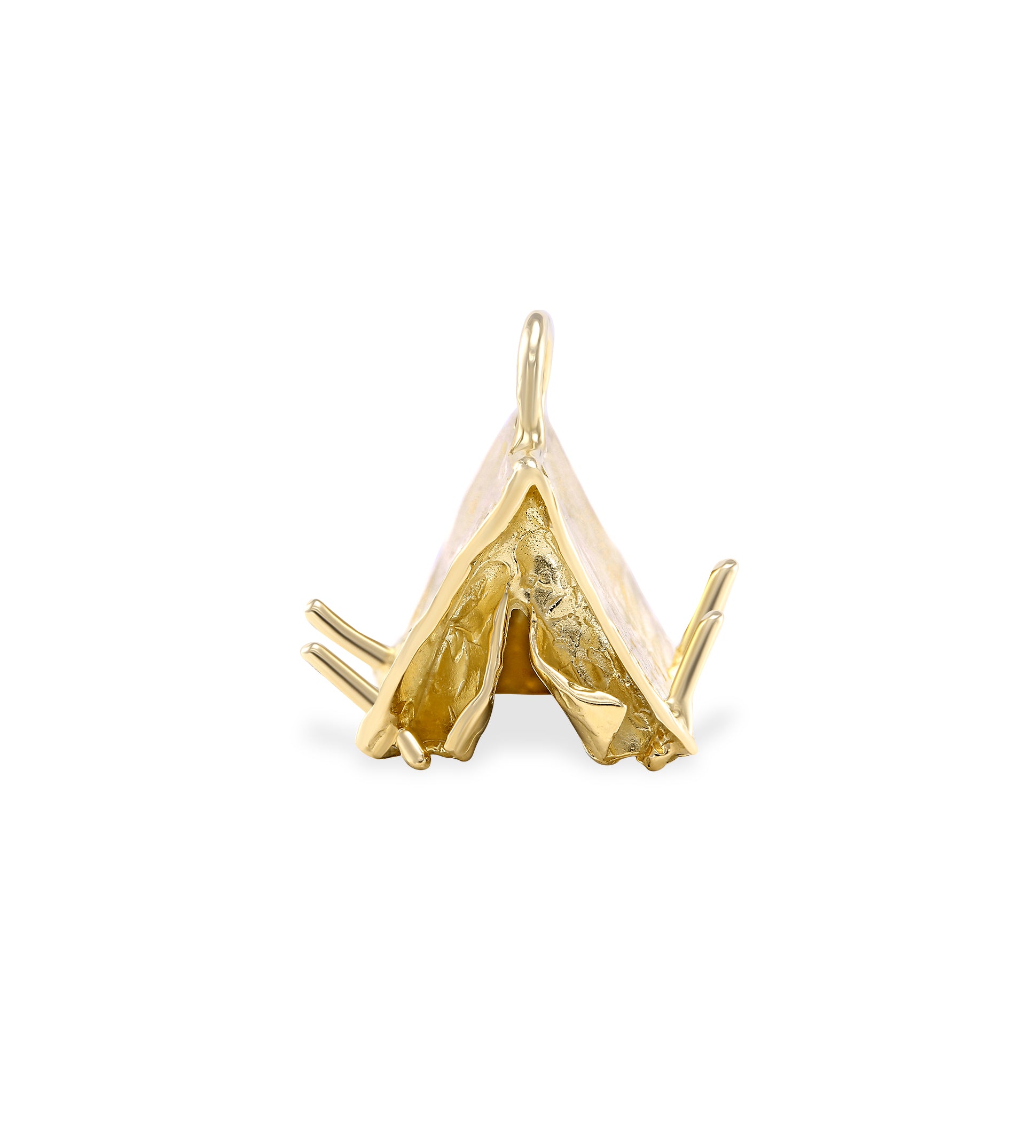 Allison Read Smith Gold Tent Pendant