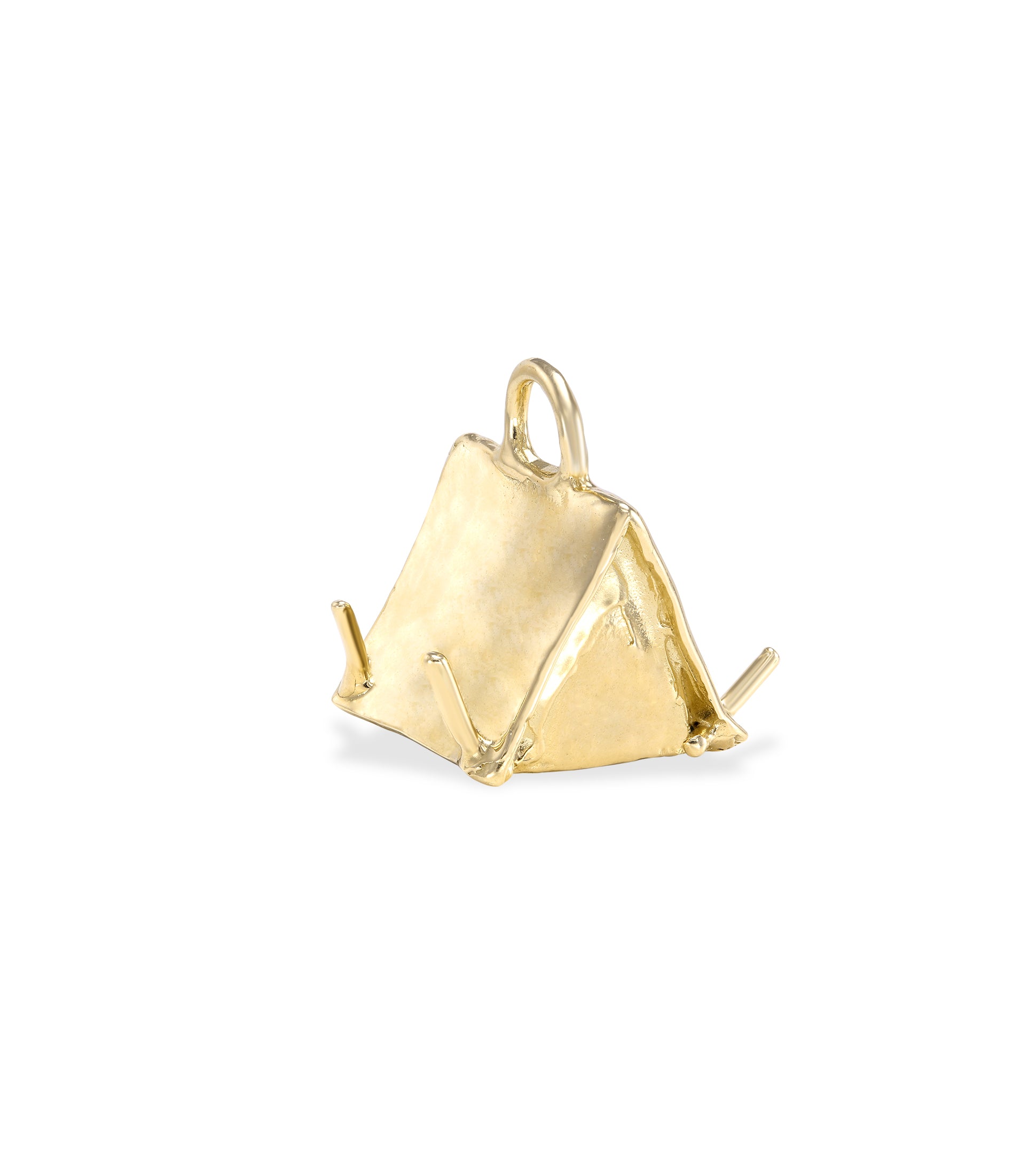 Allison Read Smith Gold Tent Pendant