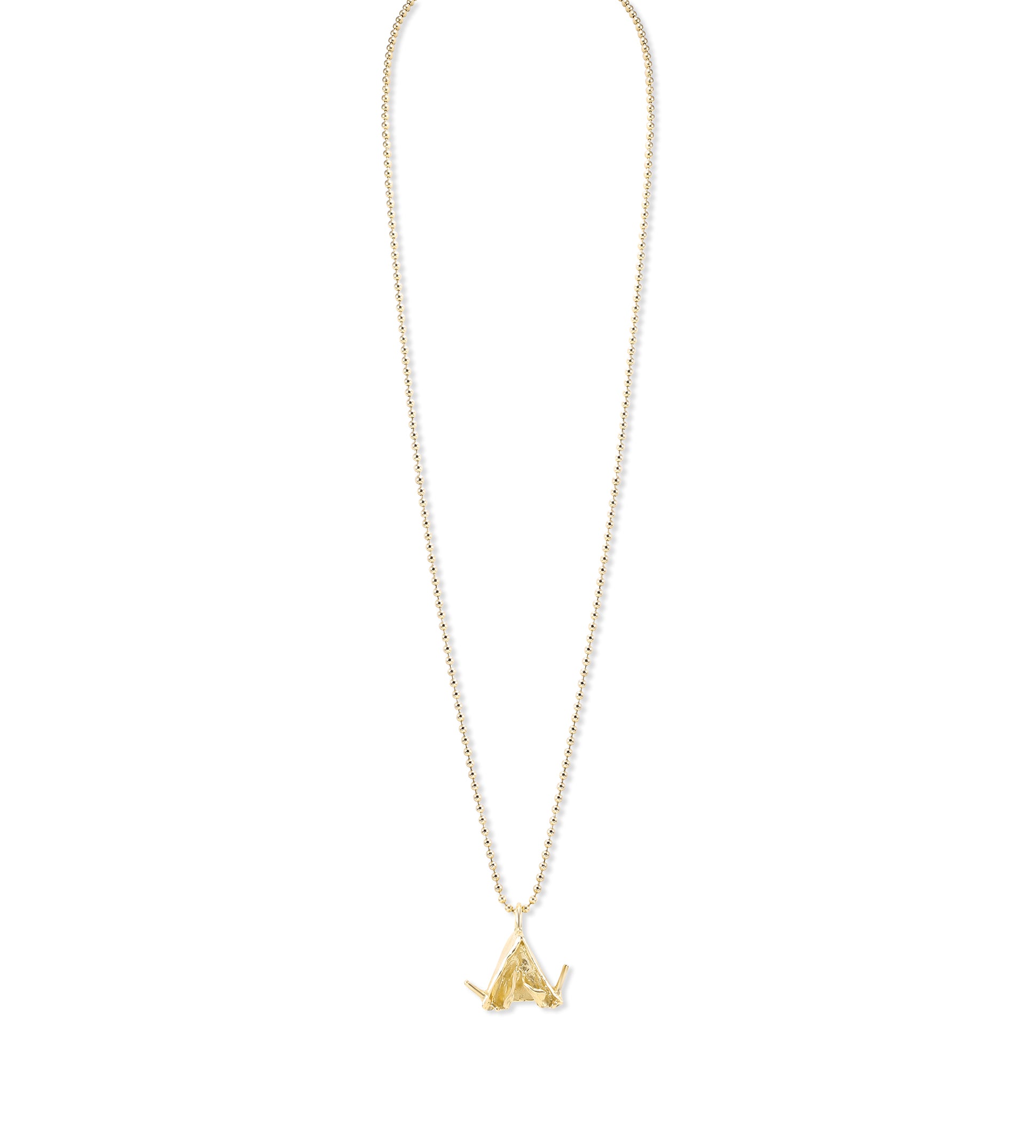 Allison Read Smith Gold Tent Pendant
