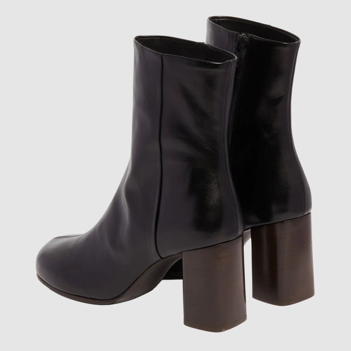 LEMAIRE Black Anatomic Ankle Boots