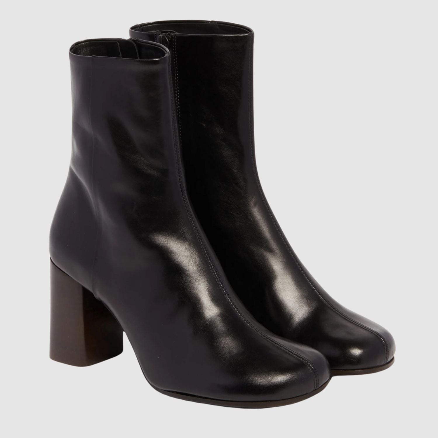 LEMAIRE Black Anatomic Ankle Boots