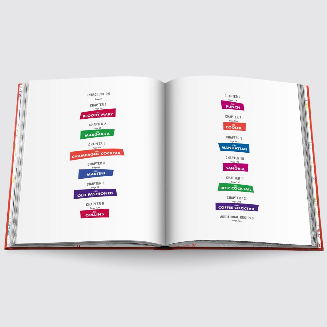 Assouline Cocktail Chameleon - Open to Table of Contents