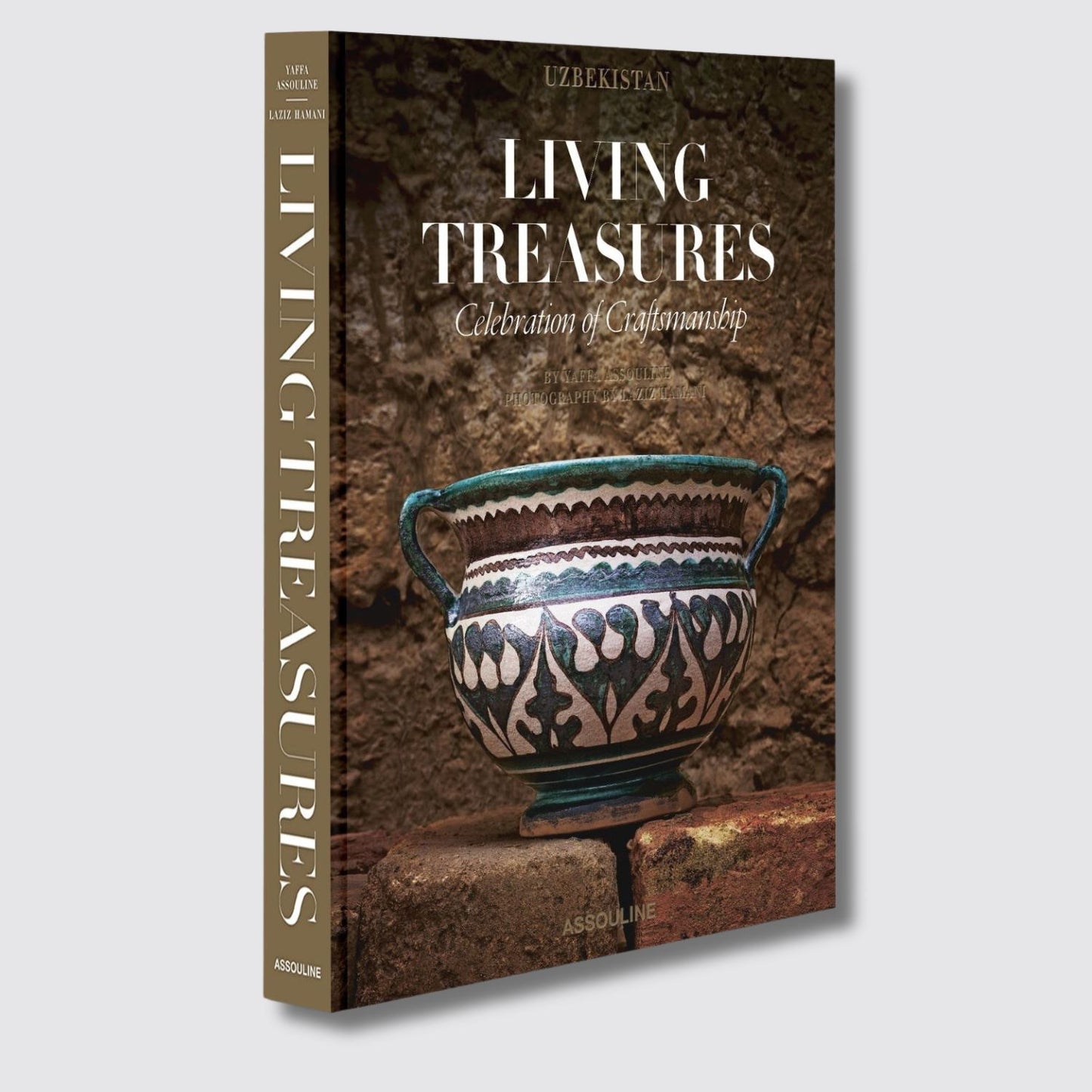 Assouline Uzbekistan Living Treasures Celebration of Craftmanship - 3/4 View