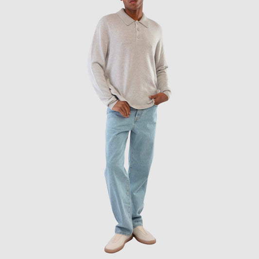 Barrie B Label polo-collar sweater in cashmere