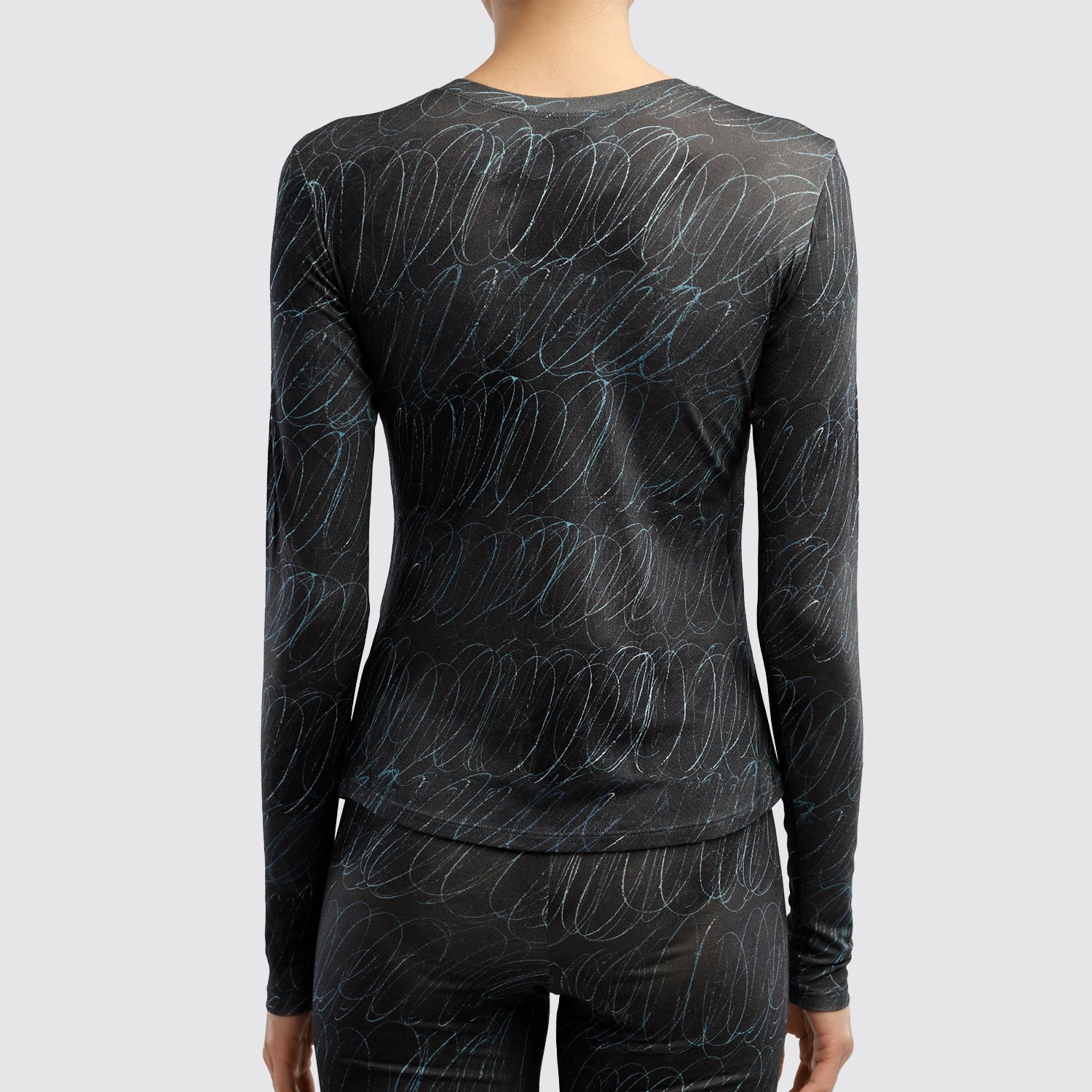 Beau Souci - Black Longo Top View 3