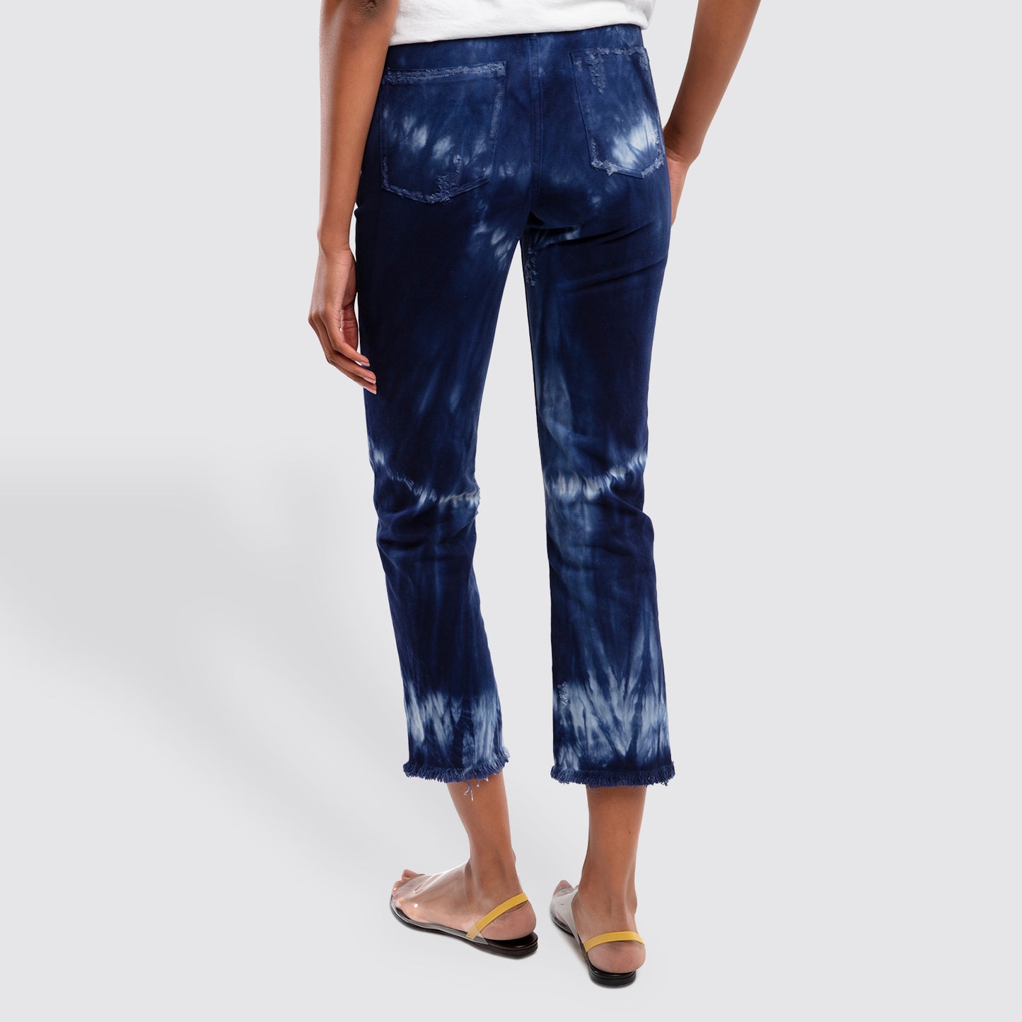 Beau Souci - Lagune Tie-Dye Jeans Back view