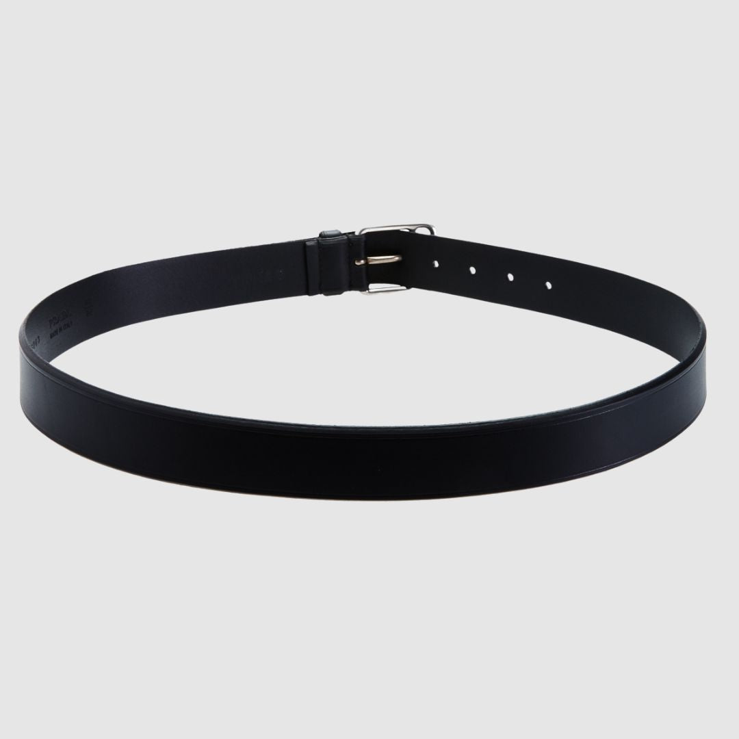 Prada Black Leather Belt For Men View 2