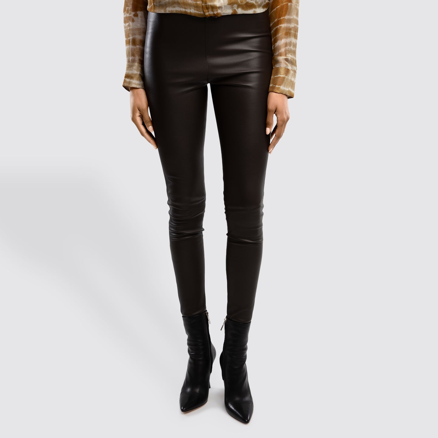 Beau - Andre Stretch Leather Pants View 1