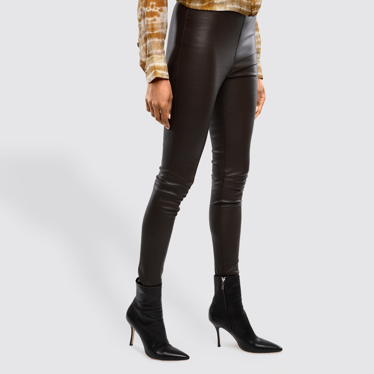 Beau - Andre Stretch Leather Pants View 2