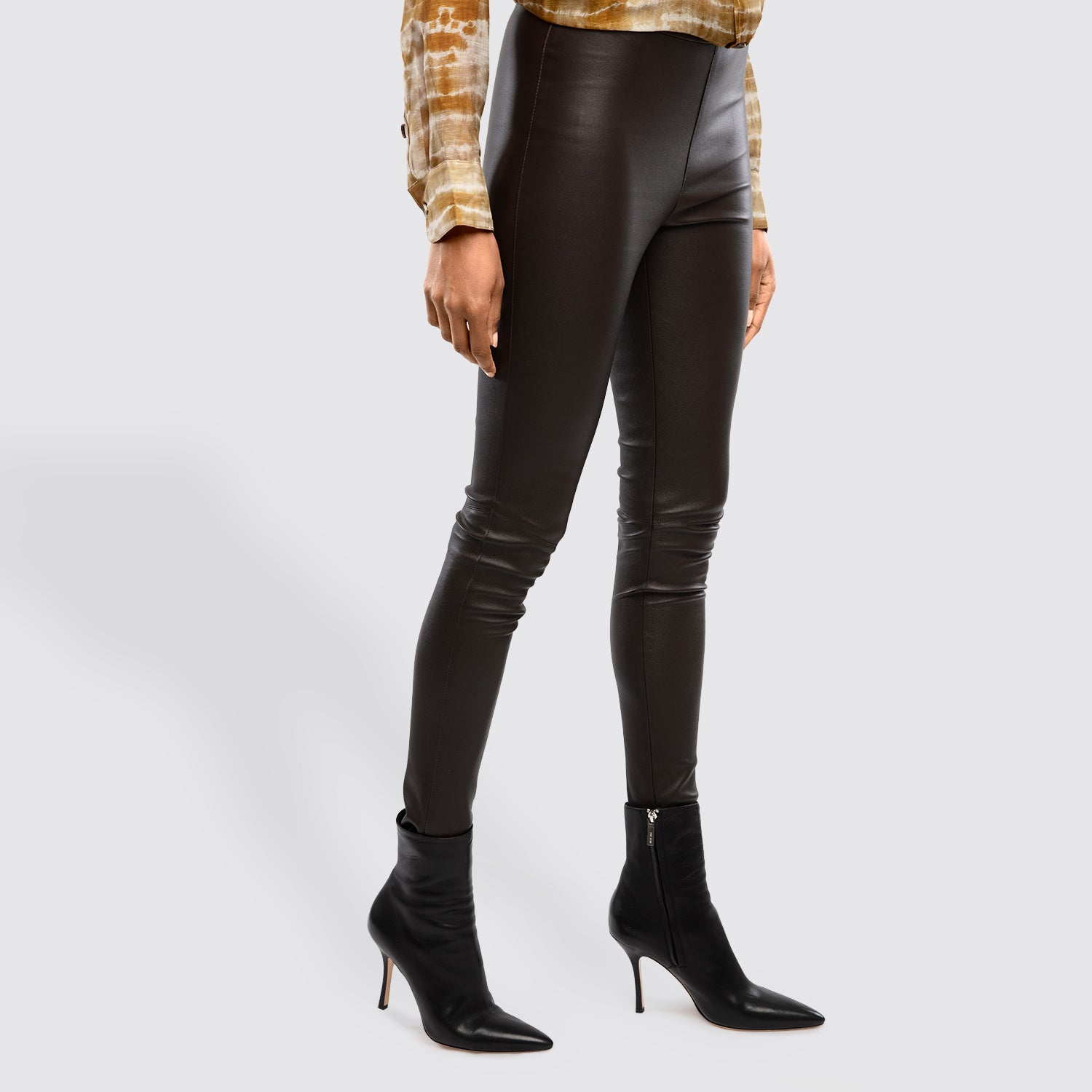 Beau - Andre Stretch Leather Pants View 2