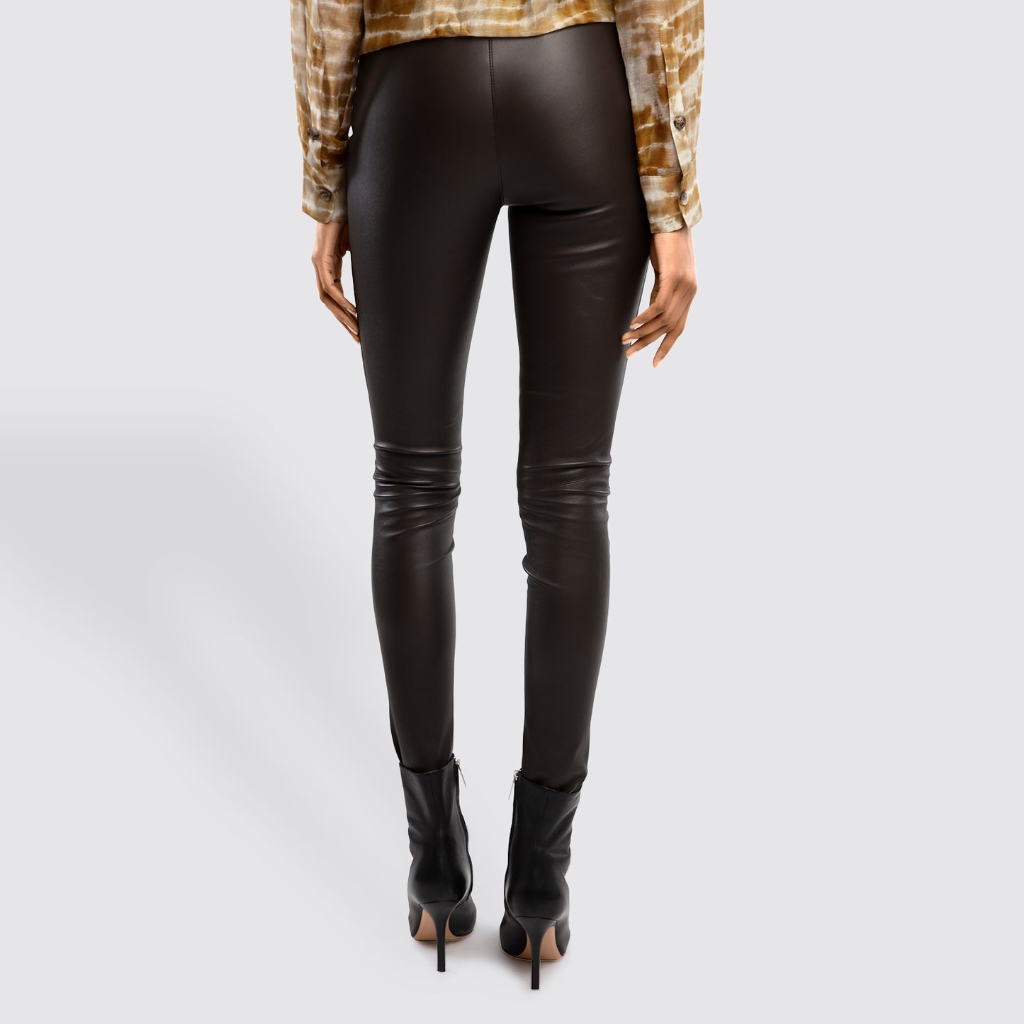 Beau - Andre Stretch Leather Pants View 3