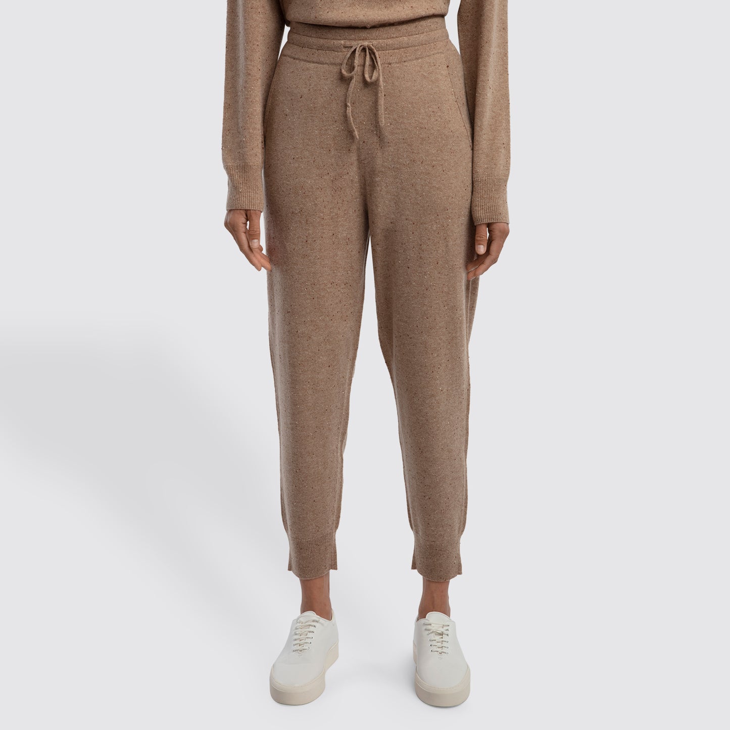 Camel Cashmere Jogger View 1