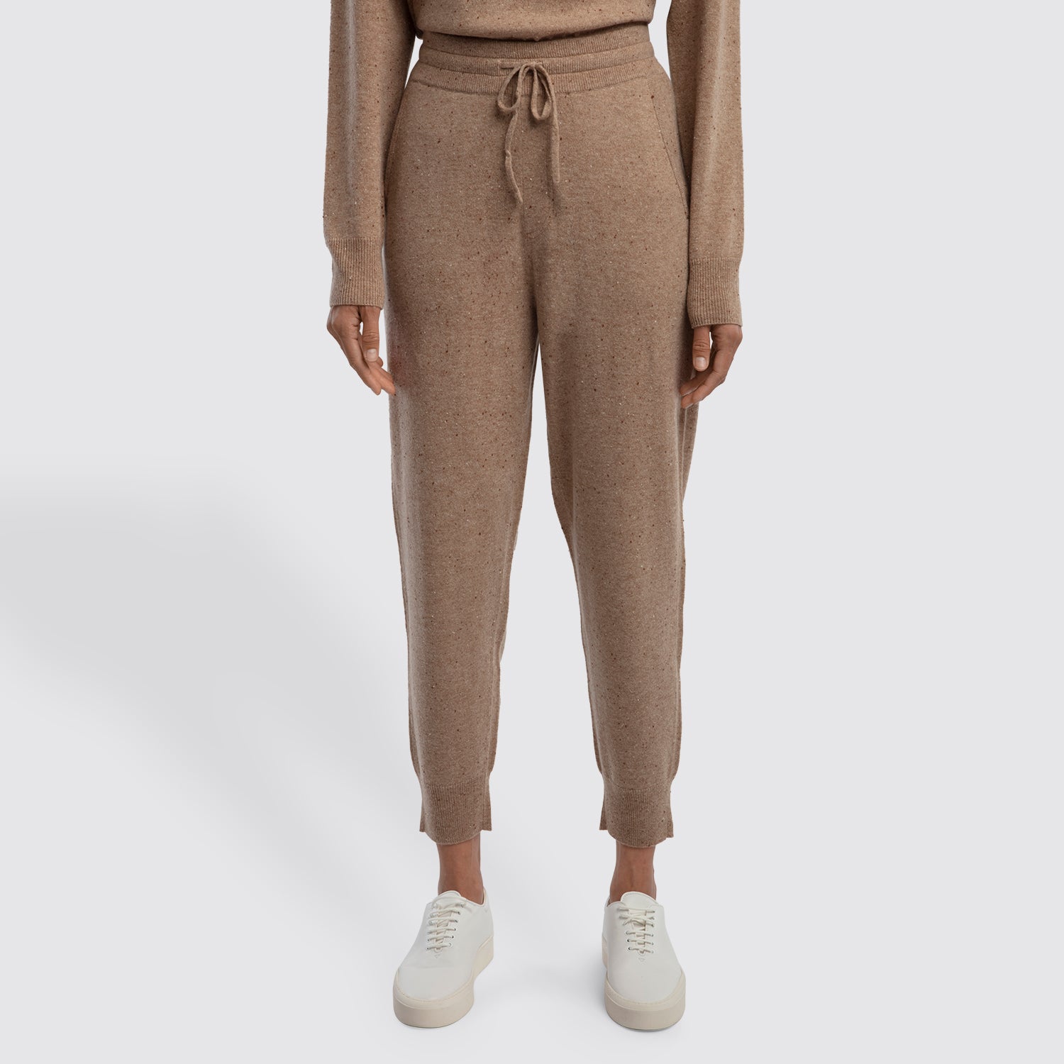 Camel Cashmere Jogger View 1